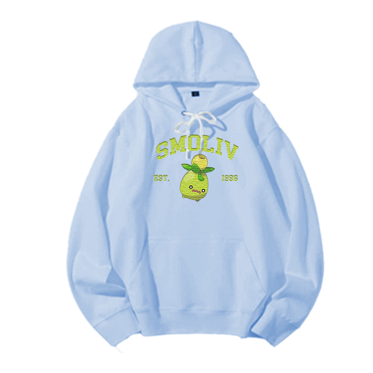 SMOLIV Embroidered Anime Character Unisex T-Shirt,Crewneck,Hoodie,Stylish Gift for Friends,E09