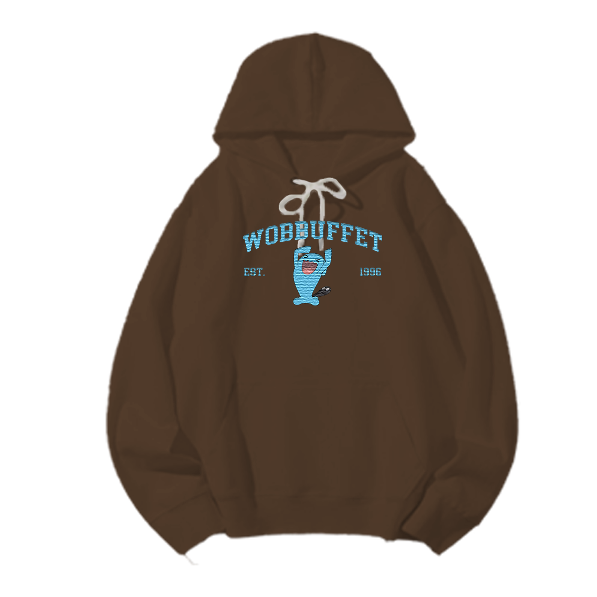 WOBBUFFET Embroidered Anime Character Unisex T-Shirt,Crewneck,Hoodie,Stylish Gift for Friends,E259