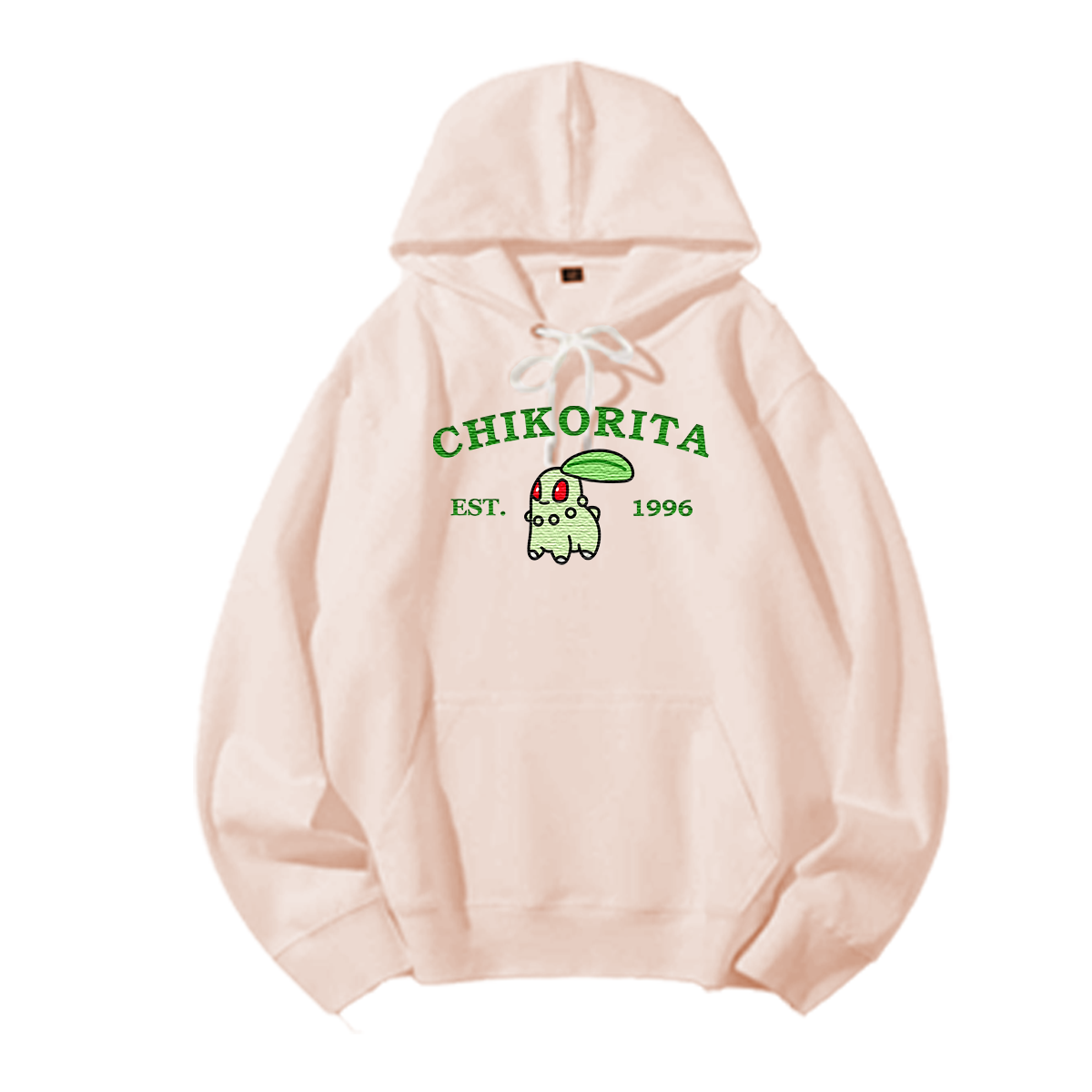 CHIKORITA Embroidered Anime Character Unisex T-Shirt,Crewneck,Hoodie,Stylish Gift for Friends,E54
