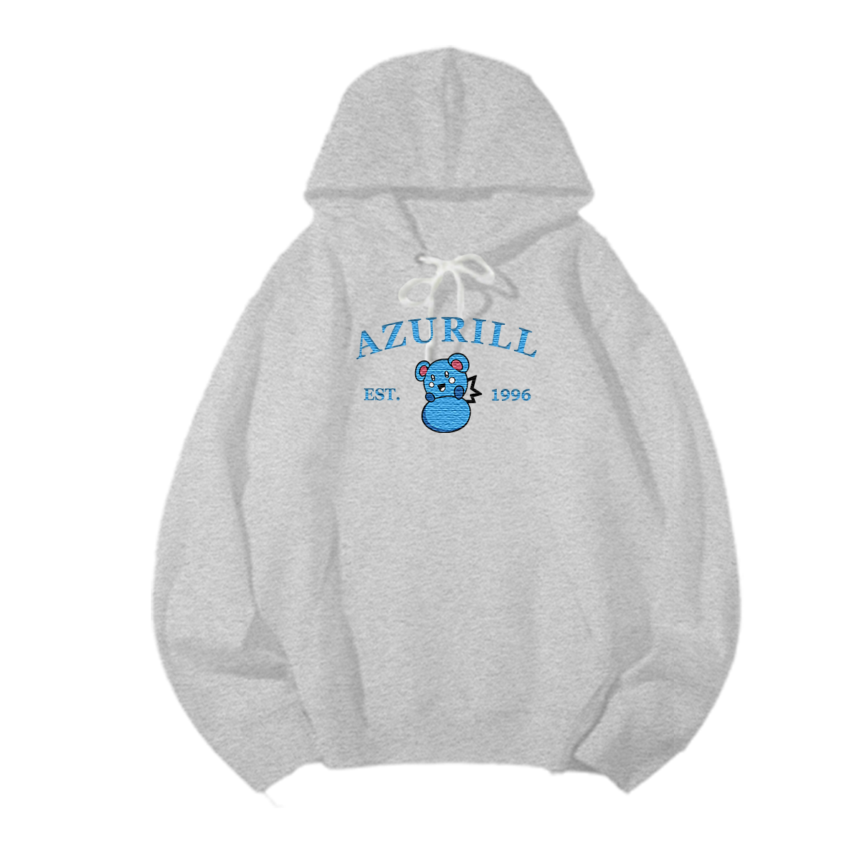 AZURILL Embroidered Anime Character Unisex T-Shirt,Crewneck,Hoodie,Stylish Gift for Friends,E56