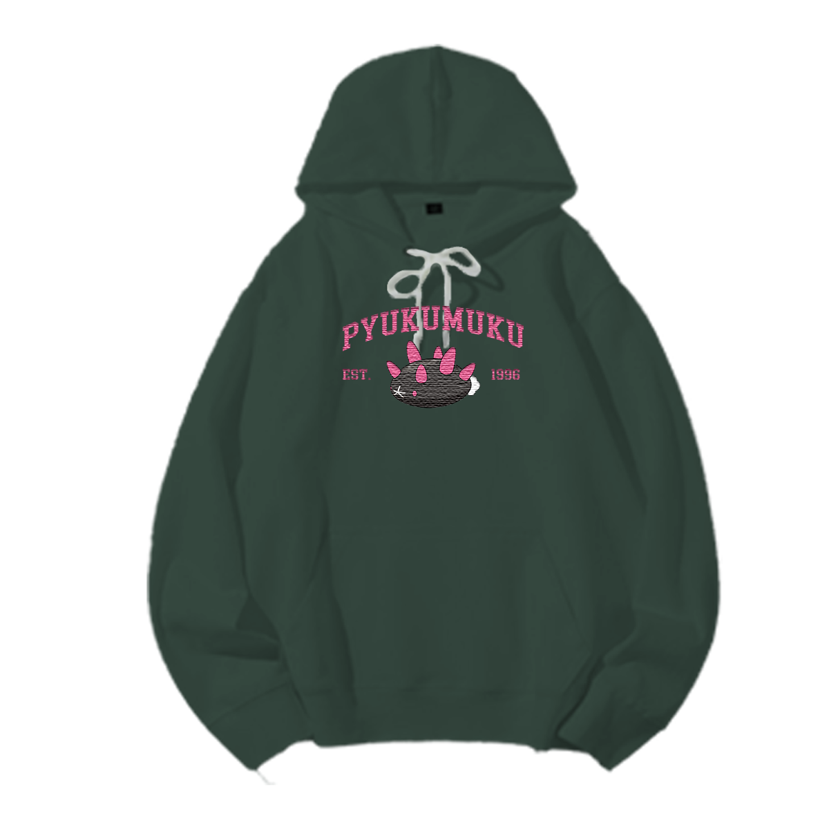 PYUKUMUKU Embroidered Anime Character Unisex T-Shirt,Crewneck,Hoodie,Stylish Gift for Friends,E250