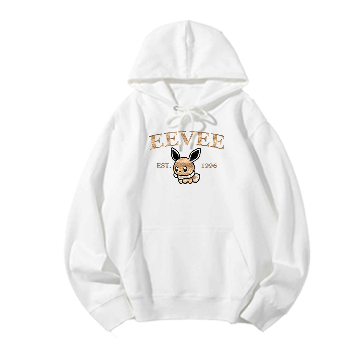 EEVEE Embroidered Anime Character Unisex T-Shirt,Crewneck,Hoodie,Stylish Gift for Friends,E80