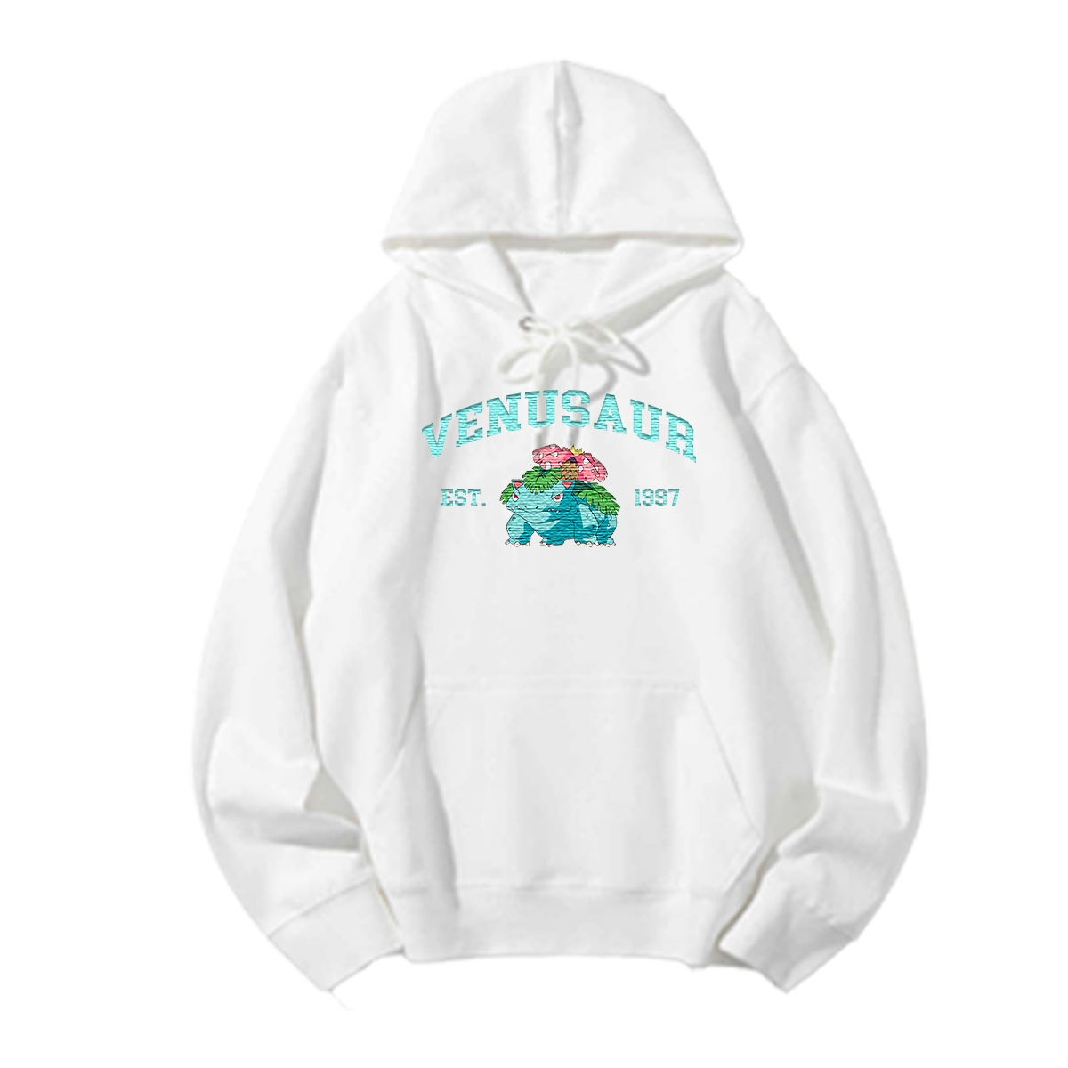 VENUSAUR Embroidered Anime Character Unisex T-Shirt,Crewneck,Hoodie,Stylish Gift for Friends,E03