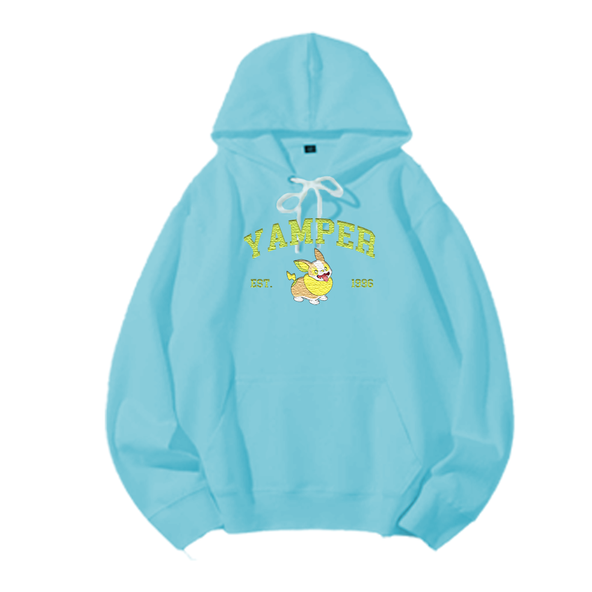 YAMPER Embroidered Anime Character Unisex T-Shirt,Crewneck,Hoodie,Stylish Gift for Friends,E139