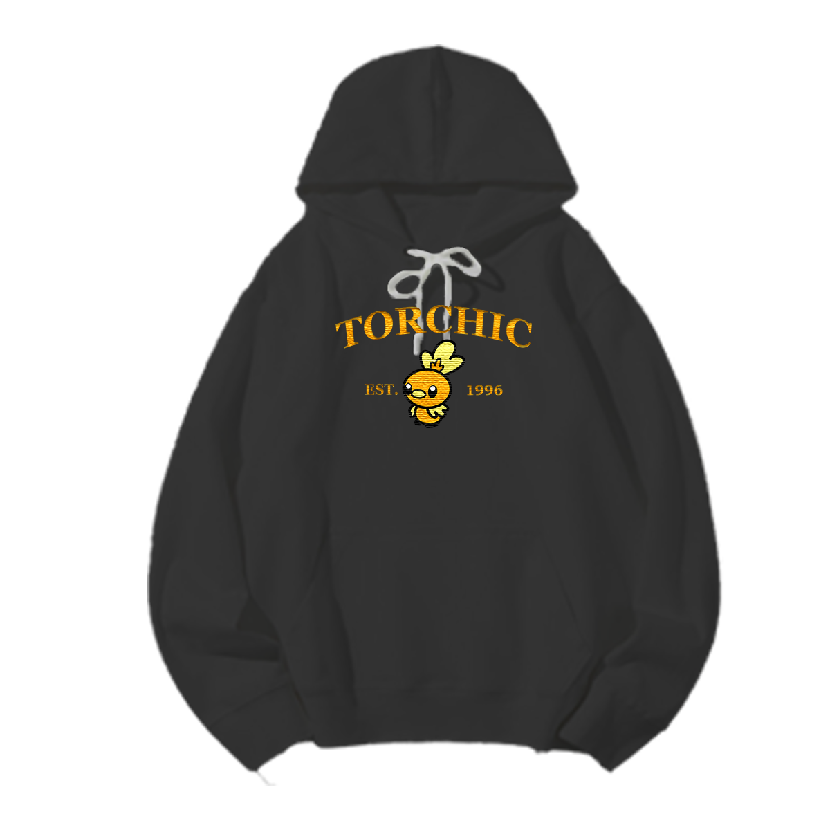 TORCHIC Embroidered Anime Character Unisex T-Shirt,Crewneck,Hoodie,Stylish Gift for Friends,E68
