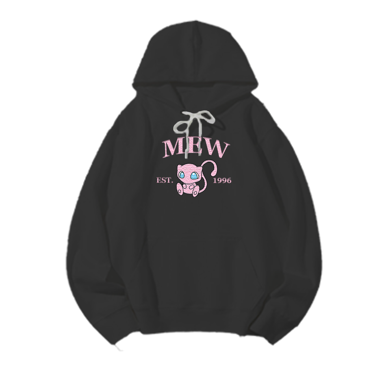MEW Embroidered Anime Character Unisex T-Shirt,Crewneck,Hoodie,Stylish Gift for Friends,E66