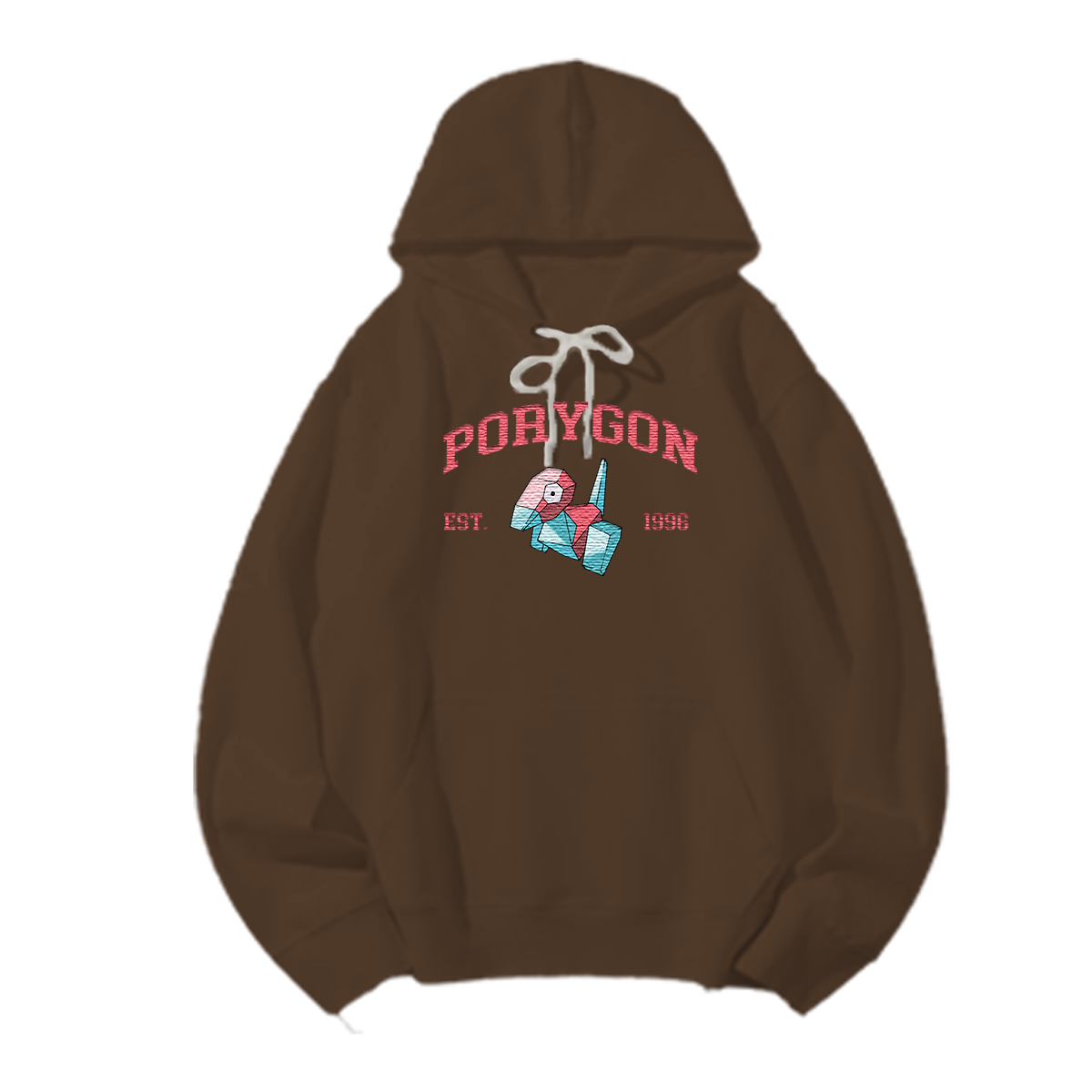 PORYGON Embroidered Anime Character Unisex T-Shirt,Crewneck,Hoodie,Stylish Gift for Friends,E92
