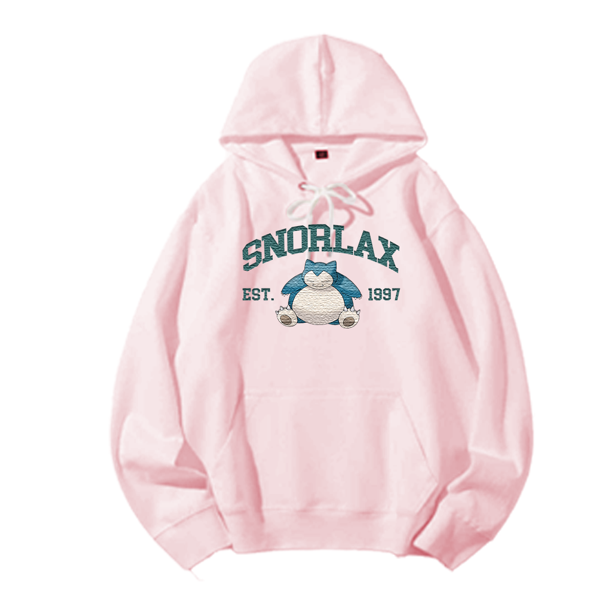SNORLAX Embroidered Anime Character Unisex T-Shirt,Crewneck,Hoodie,Stylish Gift for Friends,E43