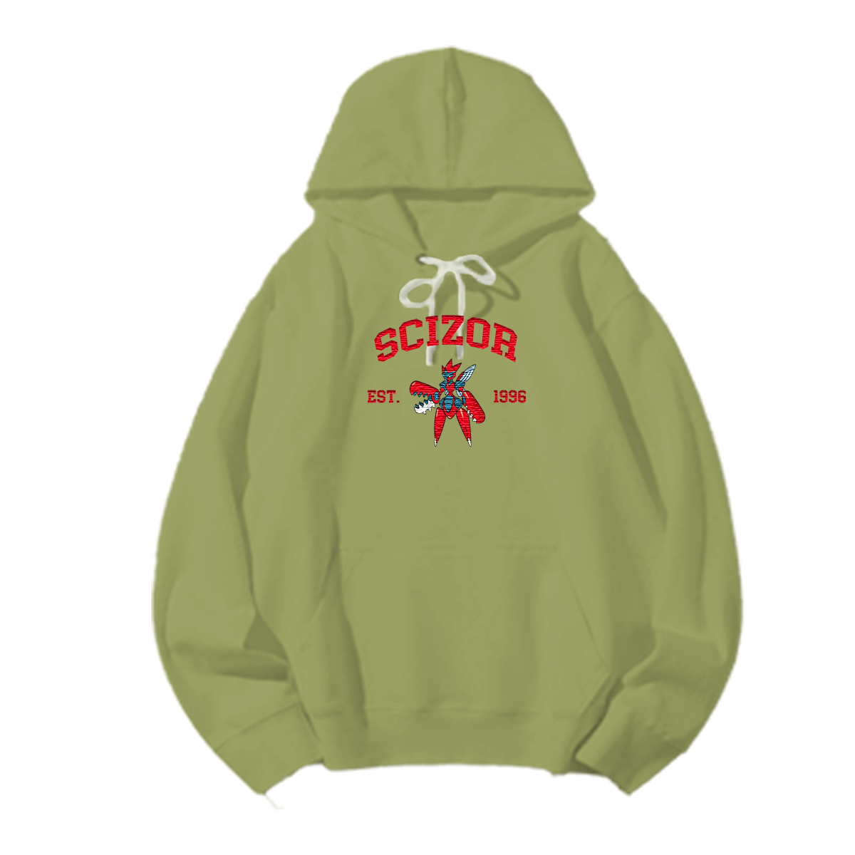SCIZOR Embroidered Anime Character Unisex T-Shirt,Crewneck,Hoodie,Stylish Gift for Friends,E127
