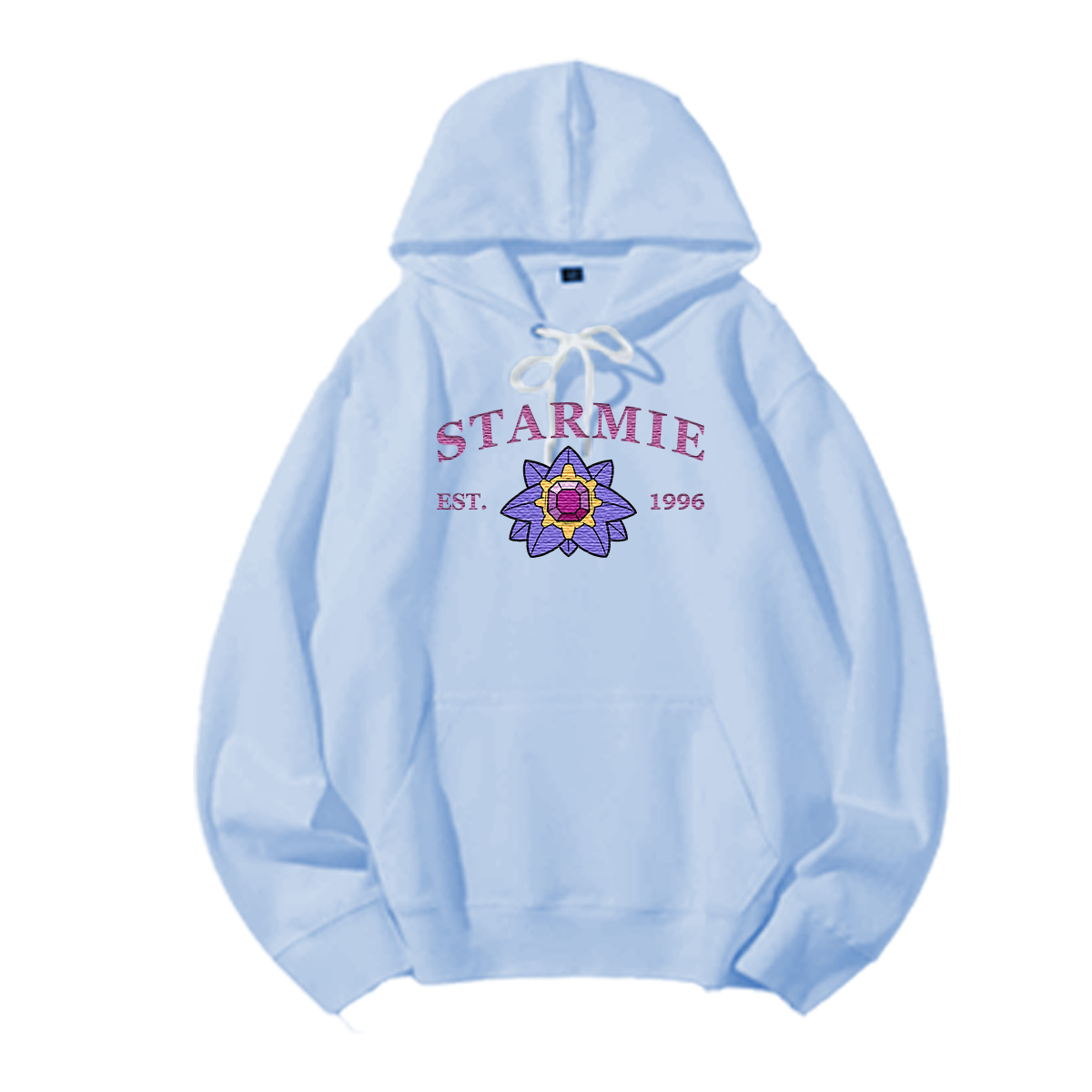STARMIE Embroidered Anime Character Unisex T-Shirt,Crewneck,Hoodie,Stylish Gift for Friends,E164