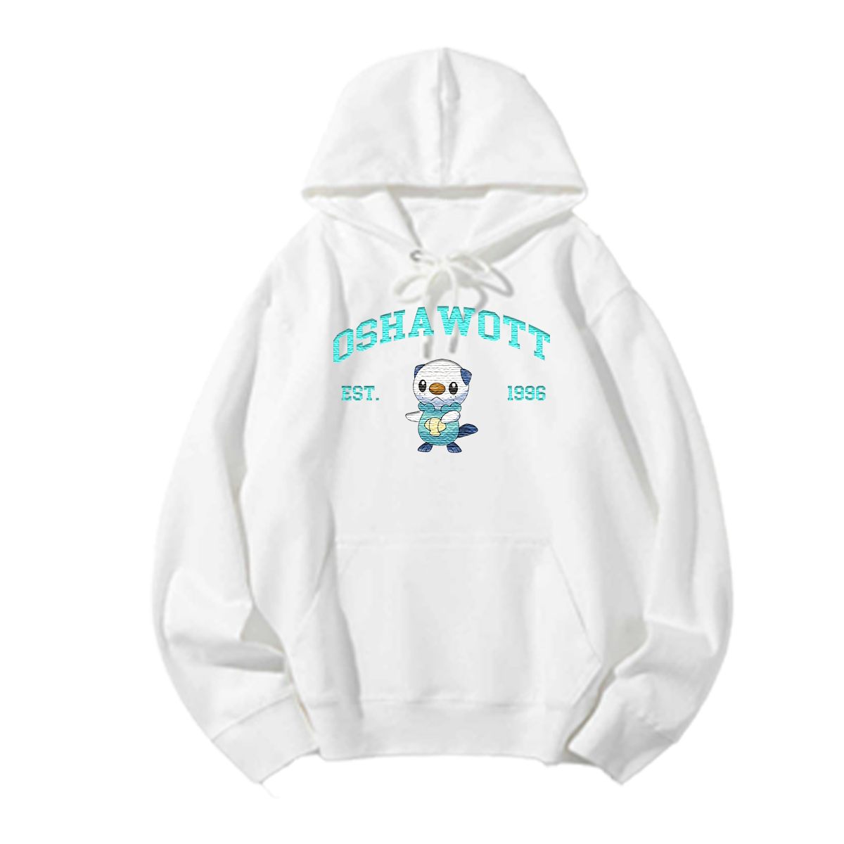 OSHAWOTT Embroidered Anime Character Unisex T-Shirt,Crewneck,Hoodie,Stylish Gift for Friends,E14