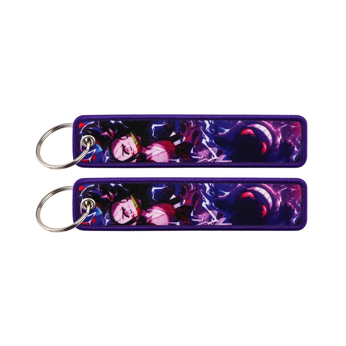 Embroidered Keychain – Cute Monster Pendant,Perfect Gift for Friends,005