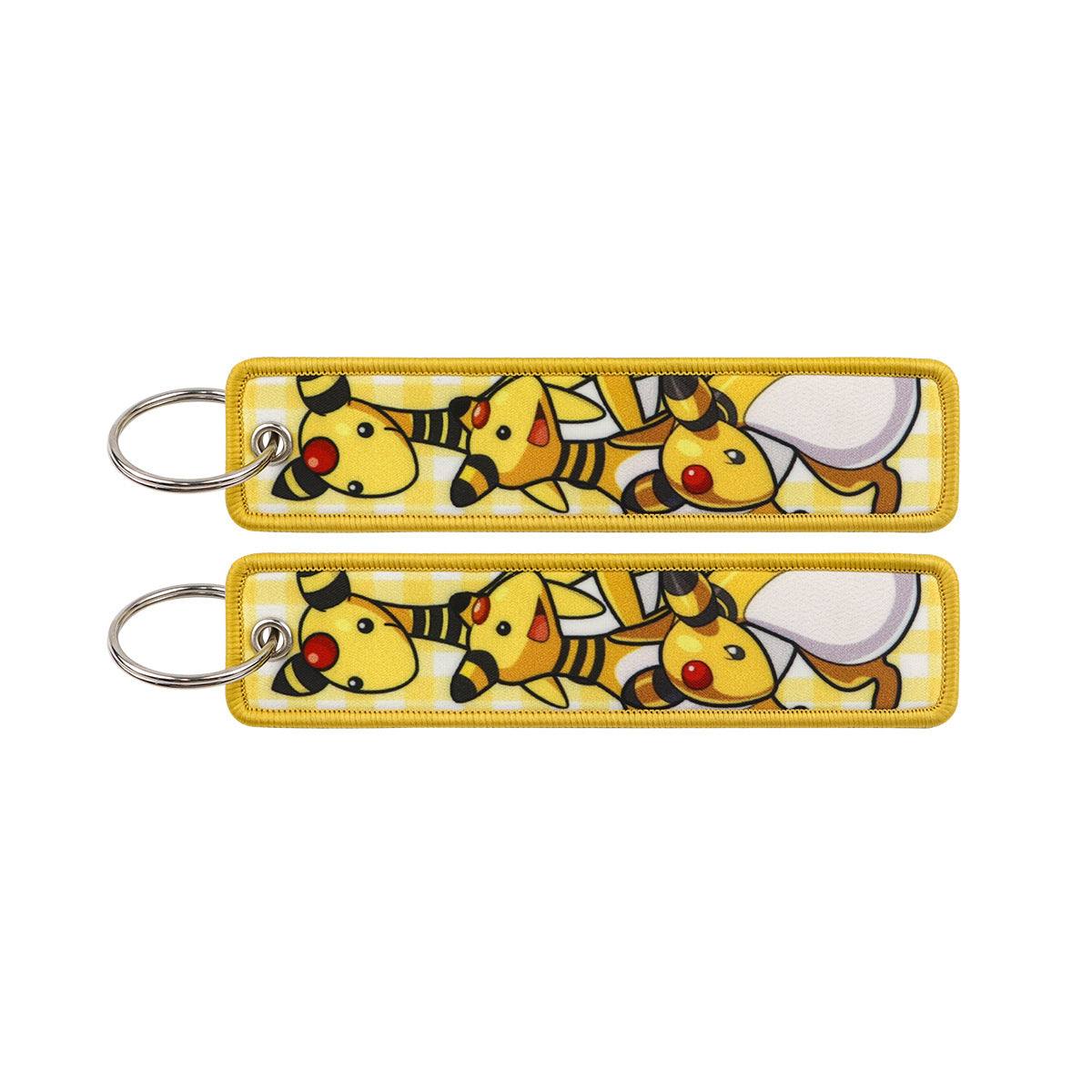Embroidered Keychain – Cute Monster Pendant,Perfect Gift for Friends,005