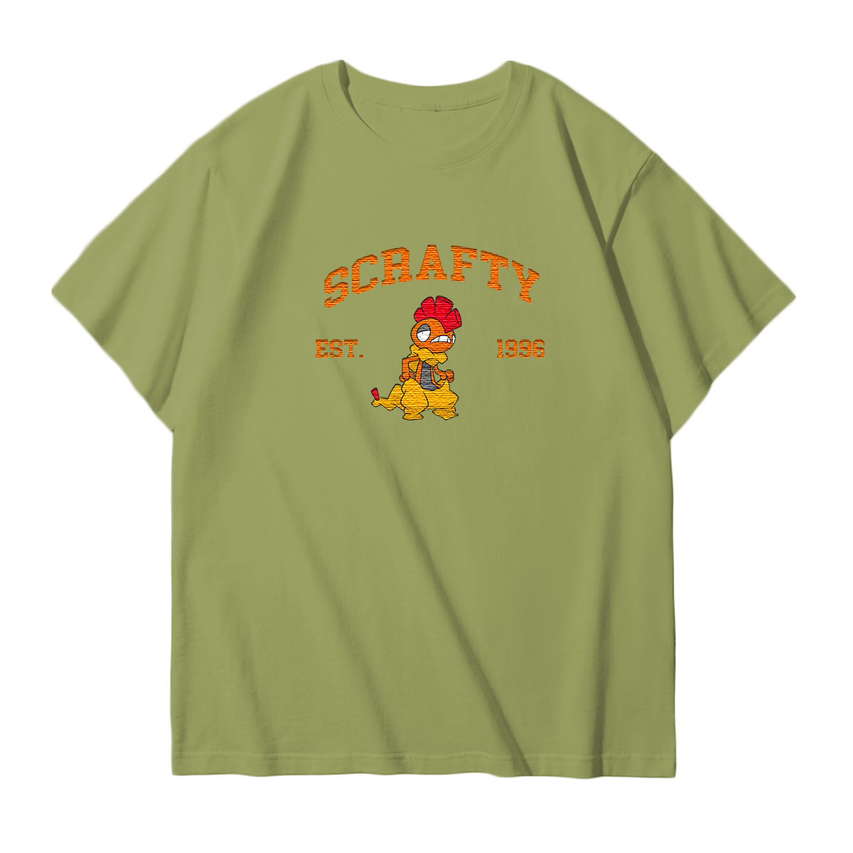 SCRAFTY Embroidered Anime Character Unisex T-Shirt,Crewneck,Hoodie,Stylish Gift for Friends,E279