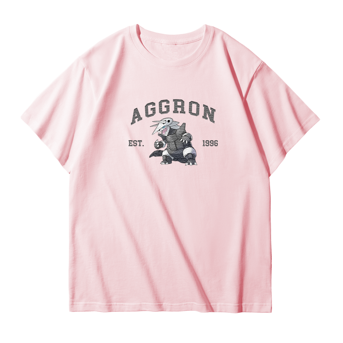 AGGRON Embroidered Anime Character Unisex T-Shirt,Crewneck,Hoodie,Stylish Gift for Friends,E185