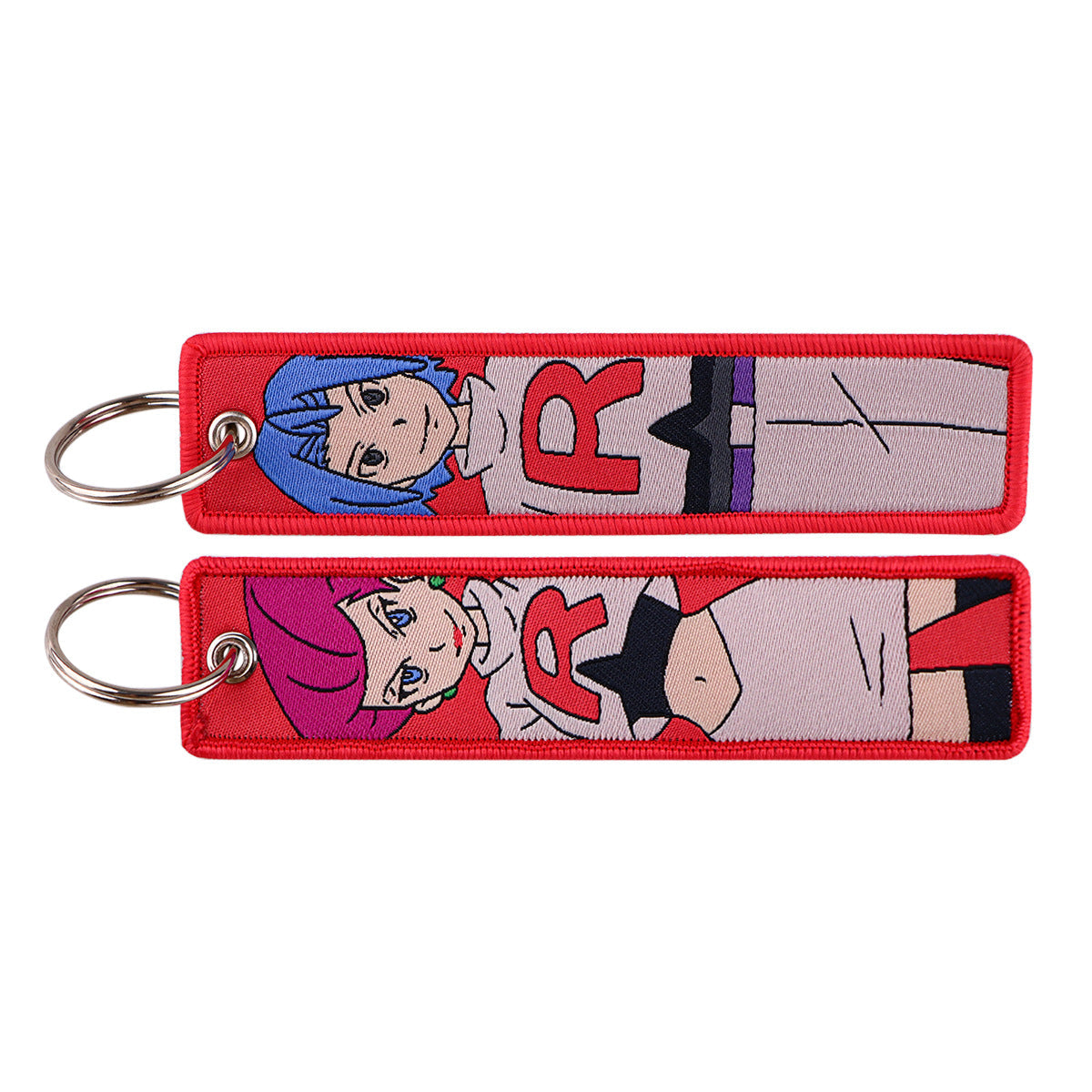 Embroidered Keychain – Cute Monster Pendant,Perfect Gift for Friends,005