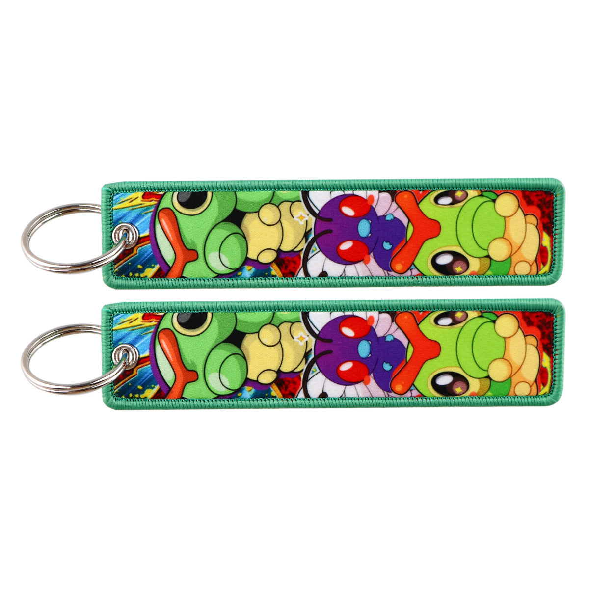 Embroidered Keychain – Cute Monster Pendant,Perfect Gift for Friends,005