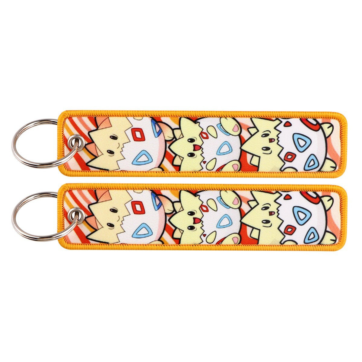 Embroidered Keychain – Cute Monster Pendant,Perfect Gift for Friends,005