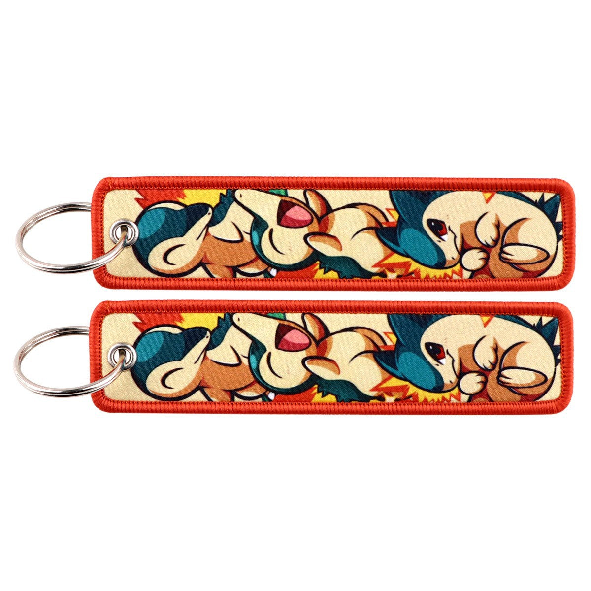Embroidered Keychain – Cute Monster Pendant,Perfect Gift for Friends,005