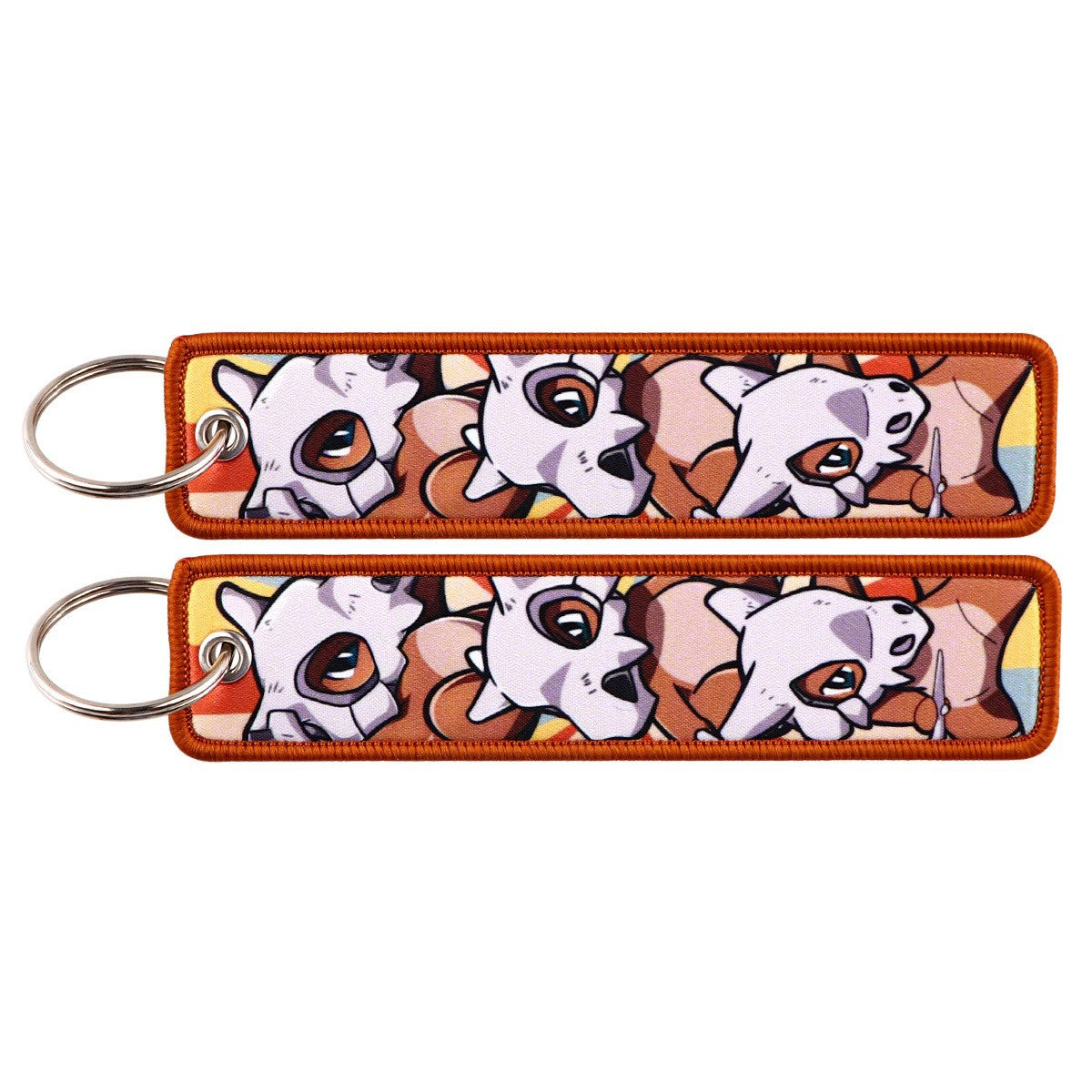 Embroidered Keychain – Cute Monster Pendant,Perfect Gift for Friends,005