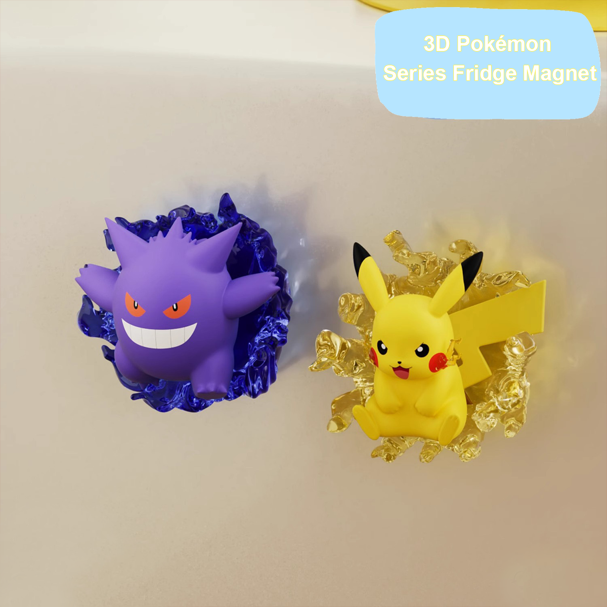 Pokémon Three-dimensional Refrigerator Stickers Series