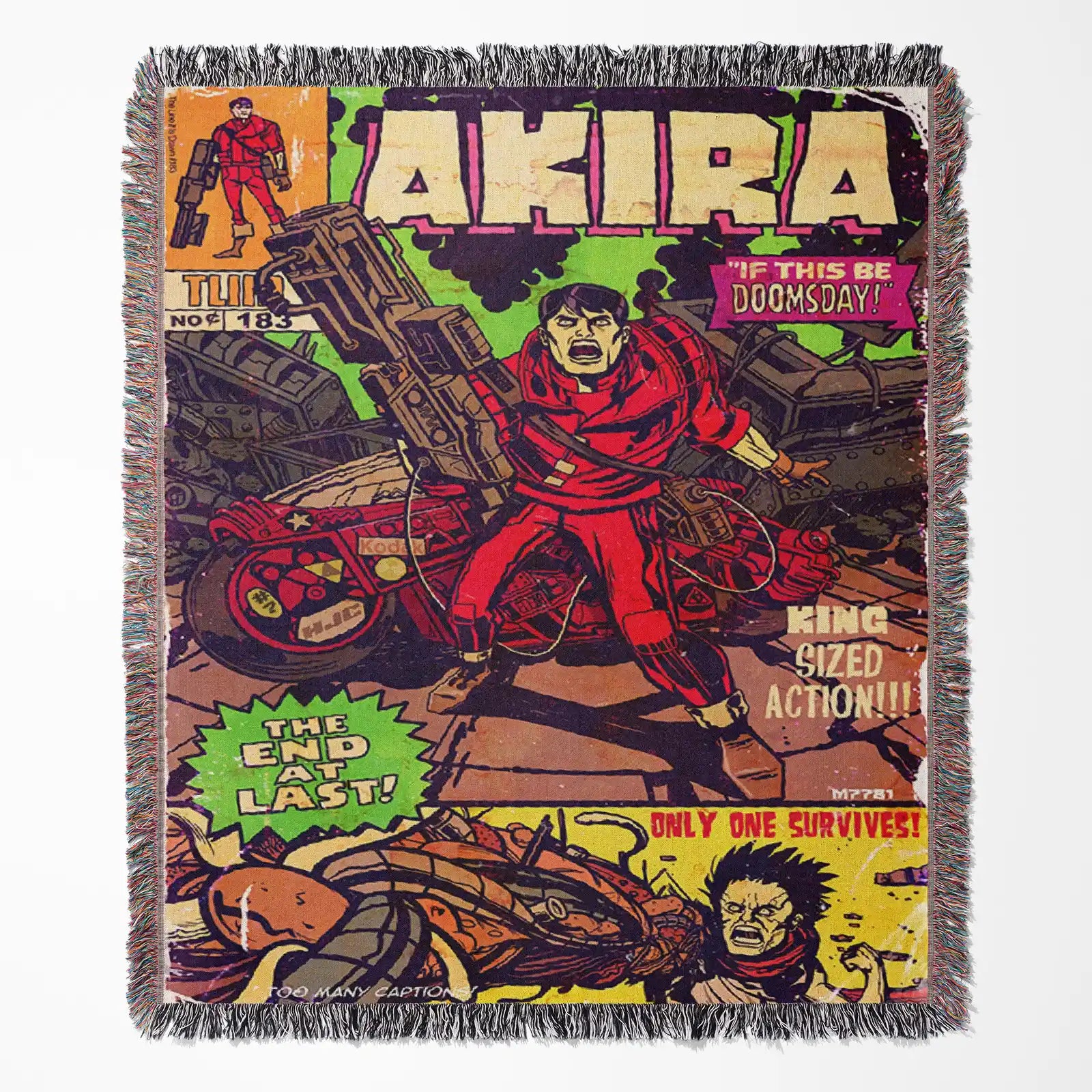 AKIRA Anime Woven Blanket Tapestry Anime203 – Personality Anime Room Decor Gift