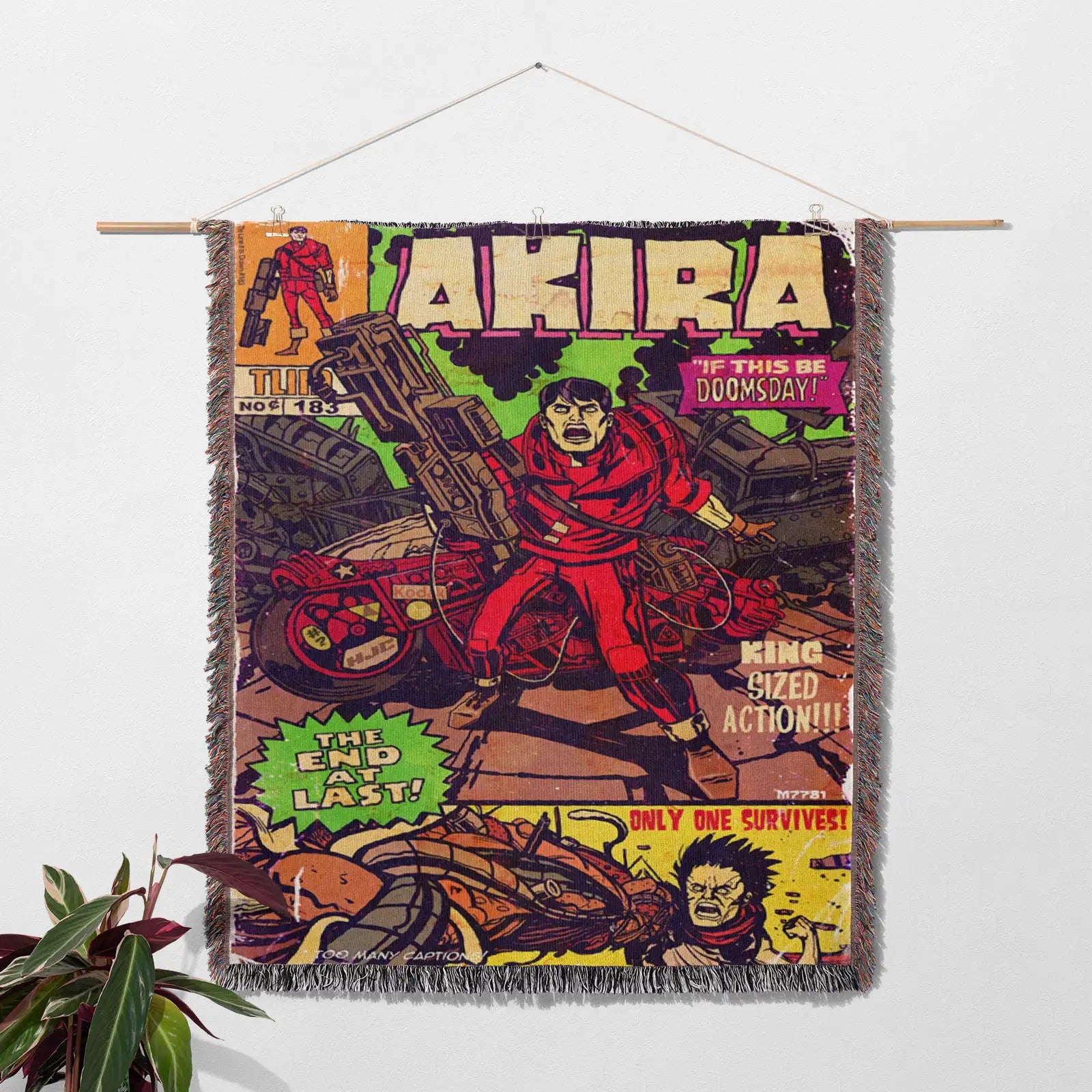 AKIRA Anime Woven Blanket Tapestry Anime203 – Personality Anime Room Decor Gift