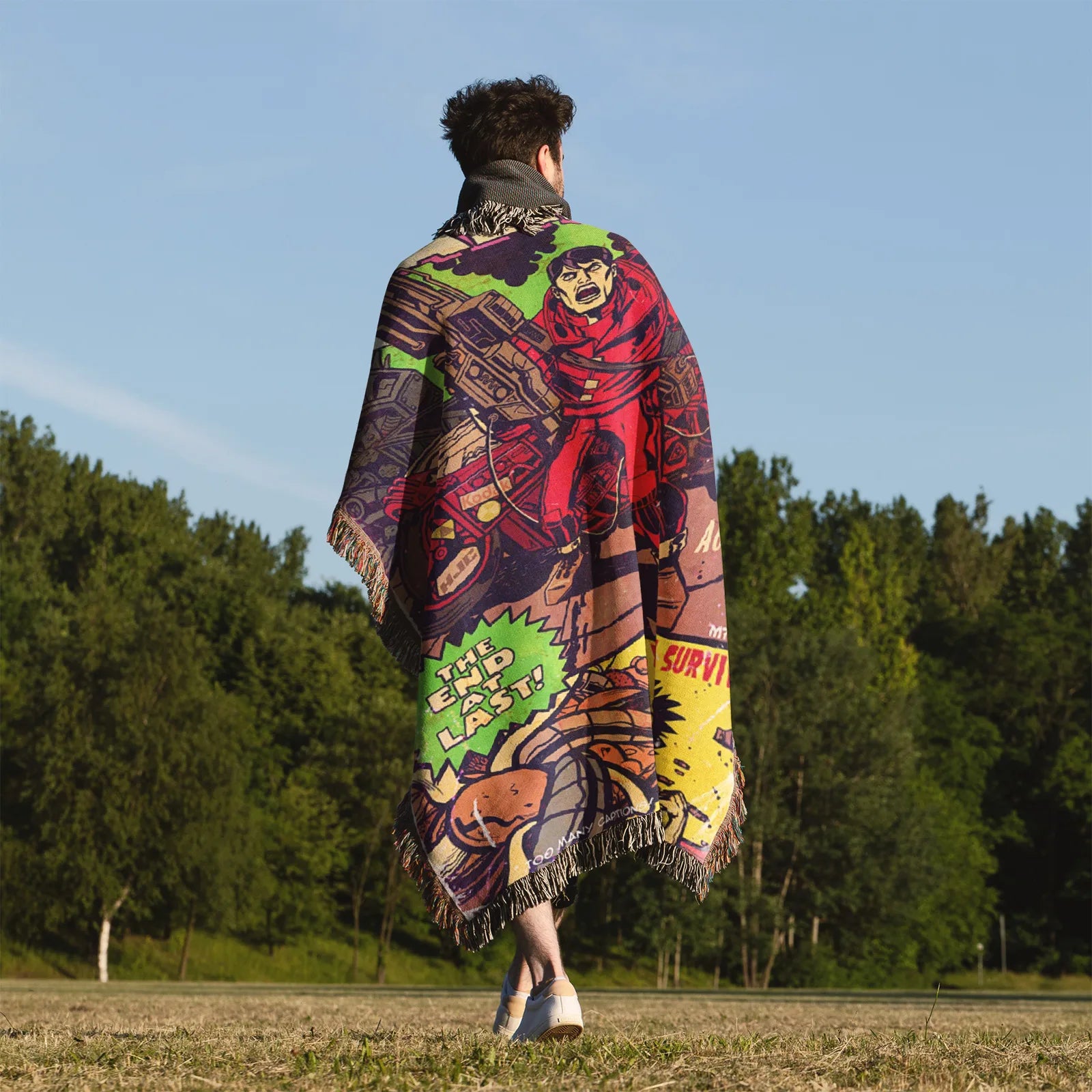 AKIRA Anime Woven Blanket Tapestry Anime203 – Personality Anime Room Decor Gift