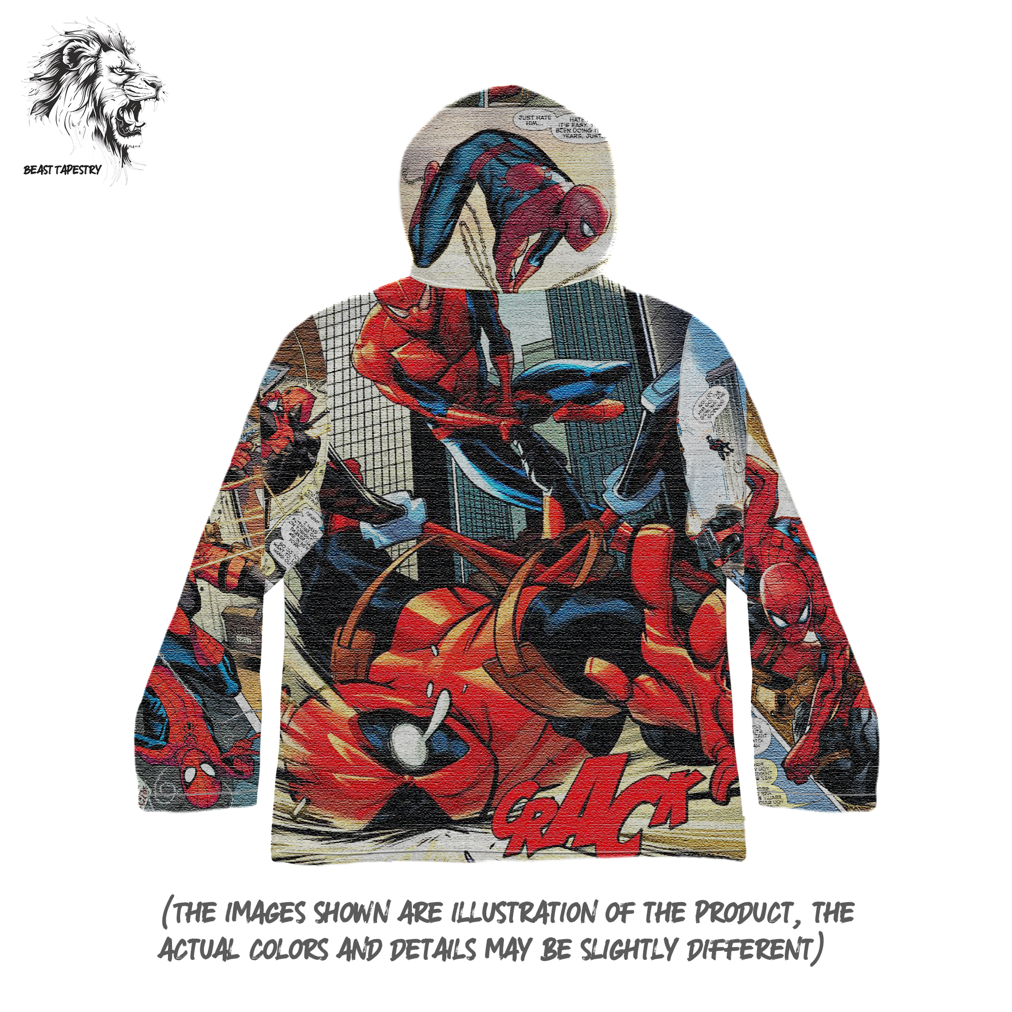 Sweat à capuche Spider-Man & Deadpool-TAPESTRY (Prévente)