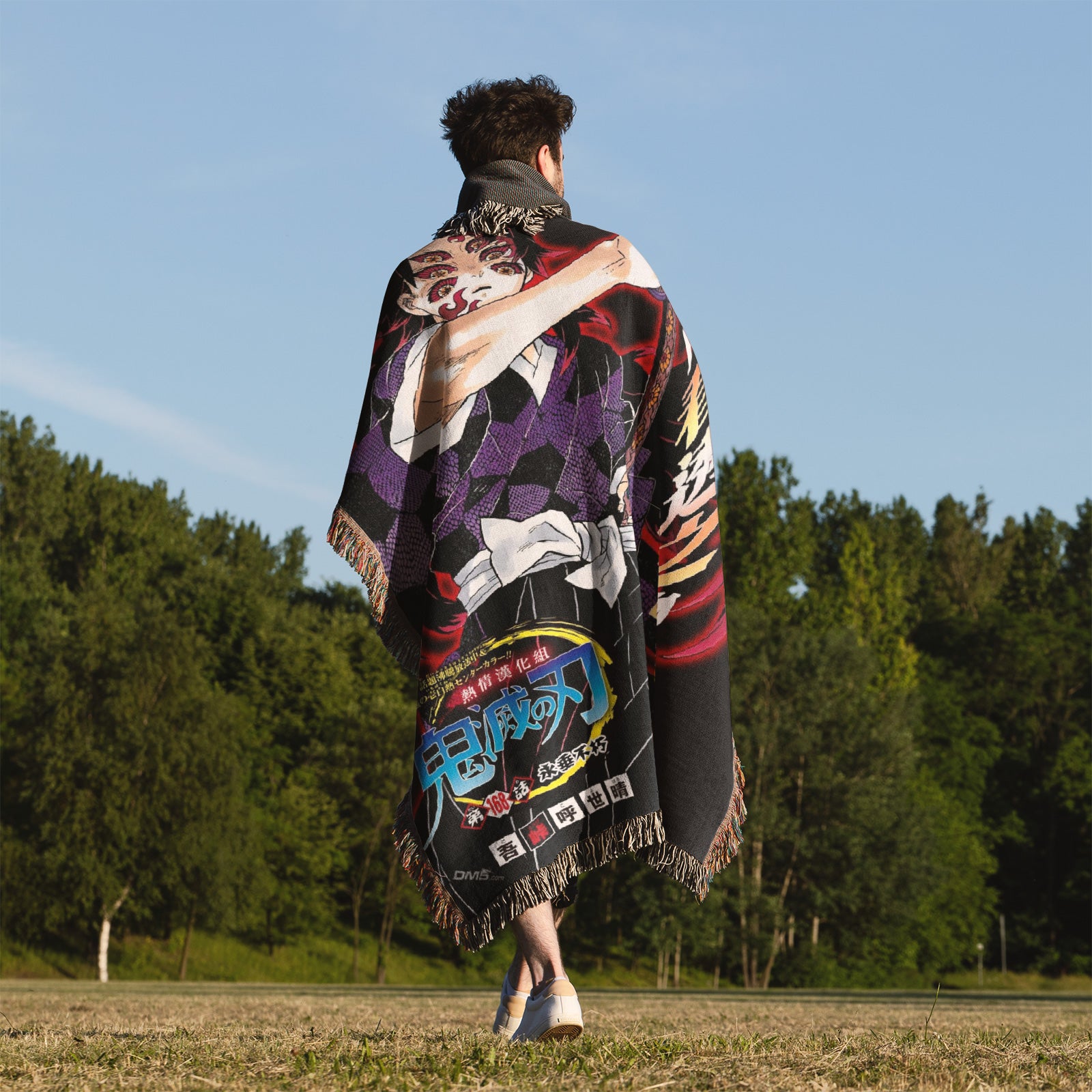 Demon Slayer Jump Comic Poster Tissé Couverture Tapisserie – Personnalité Anime Room Decor Cadeau-Ⅱ