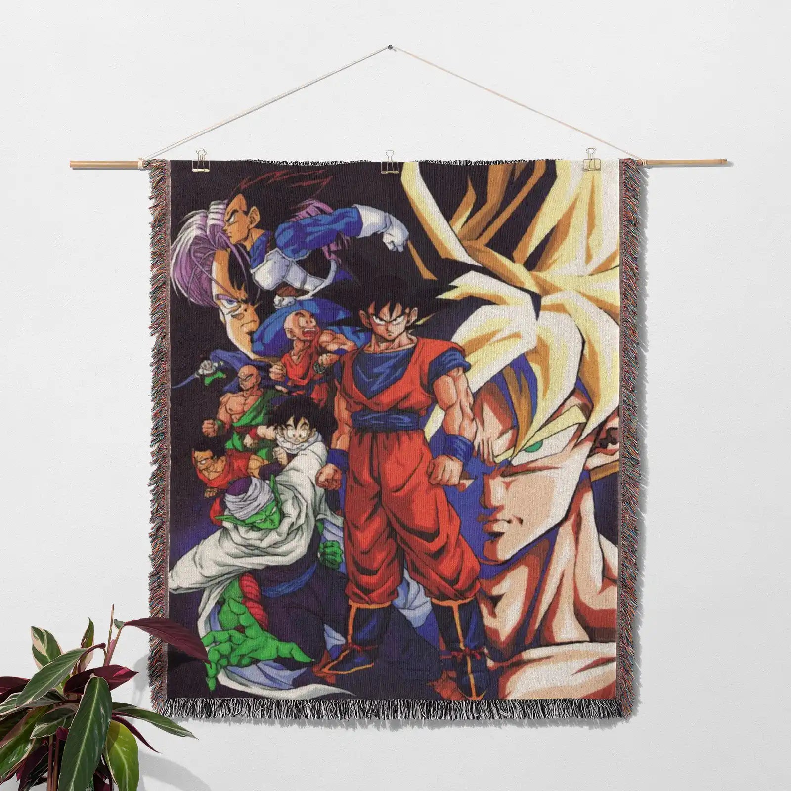 Tapisserie de couverture tissée Dragon Ball – Cadeau de décoration de chambre d'anime de personnalité-Ⅳ