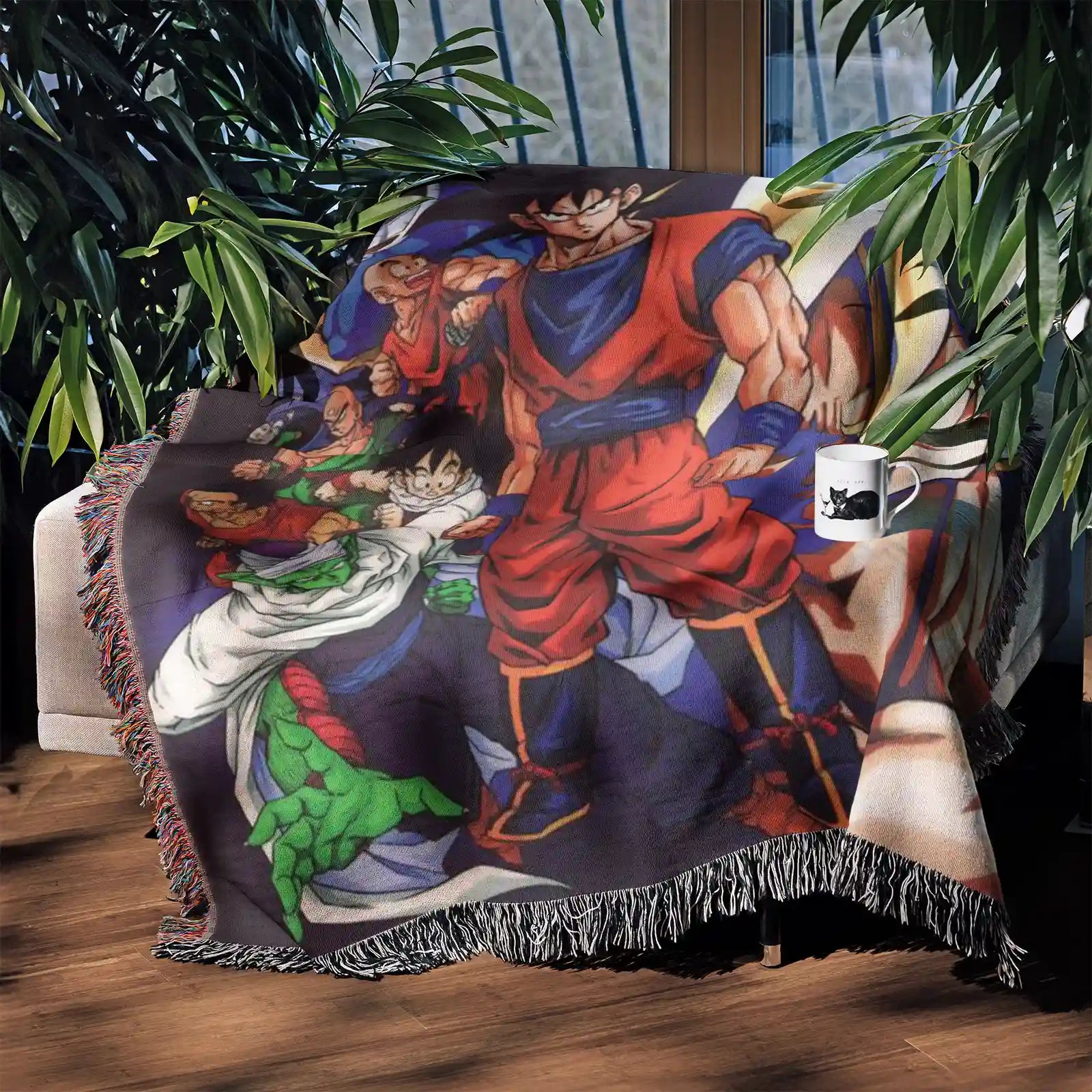 Tapisserie de couverture tissée Dragon Ball – Cadeau de décoration de chambre d'anime de personnalité-Ⅳ