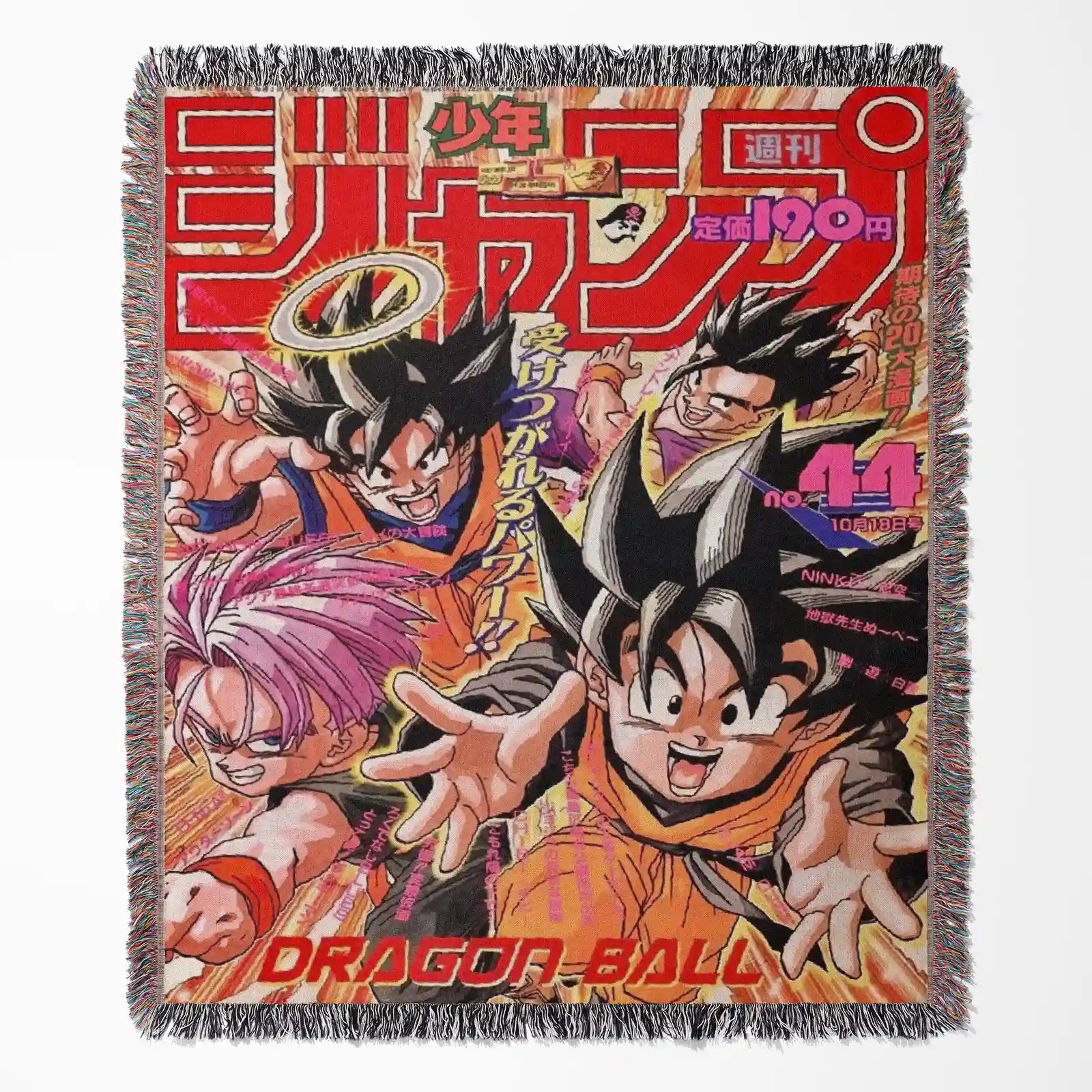Tapisserie de couverture tissée Dragon Ball – Cadeau de décoration de chambre d'anime de personnalité-Ⅲ