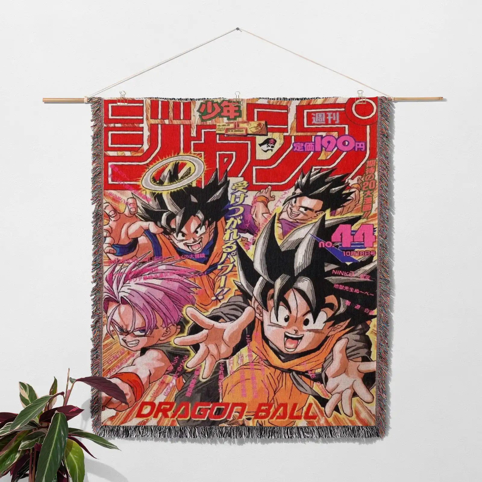 Tapisserie de couverture tissée Dragon Ball – Cadeau de décoration de chambre d'anime de personnalité-Ⅲ