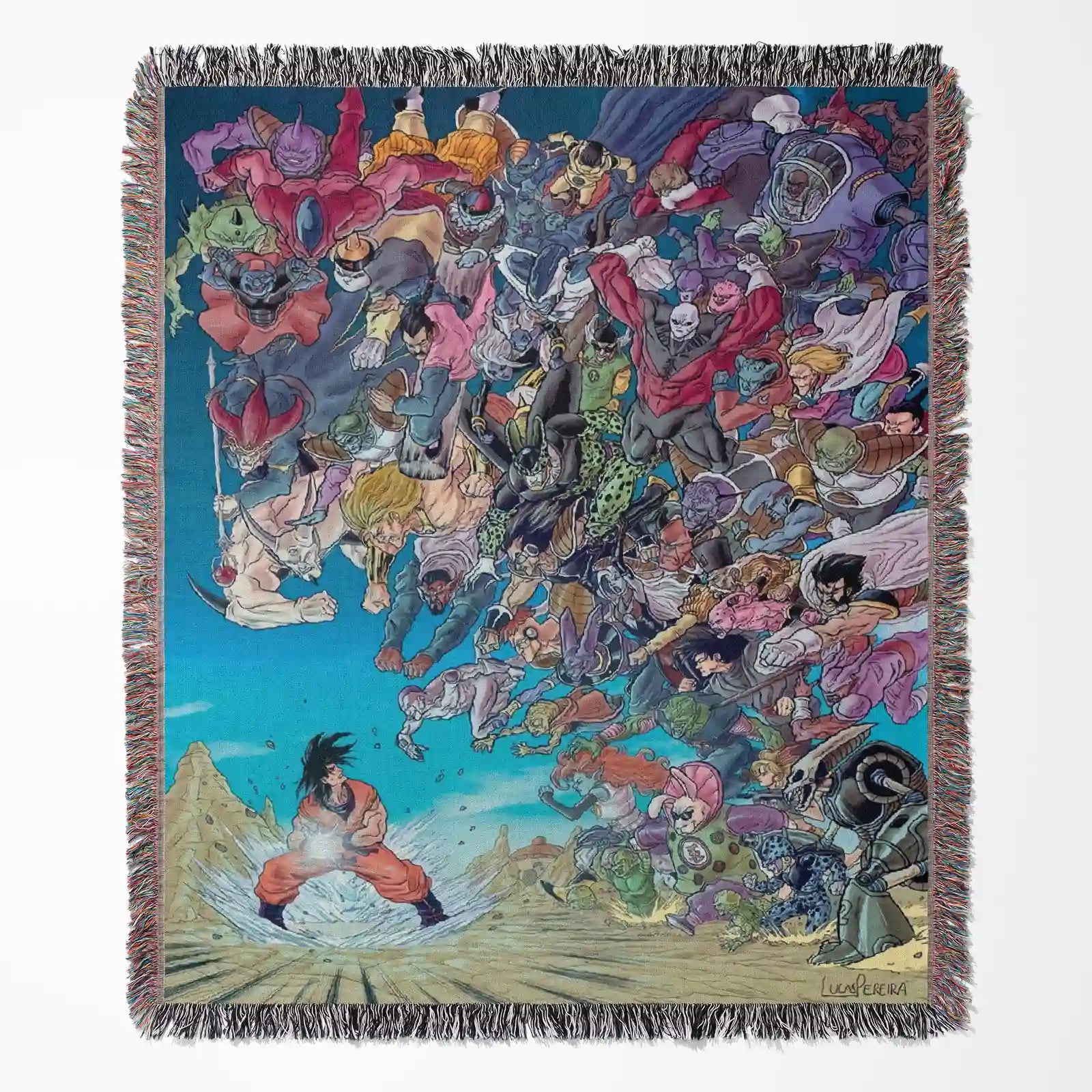 Dragon Ball Woven Throw Blanket Tapestry – Personality Anime Room Decor Gift-Ⅰ