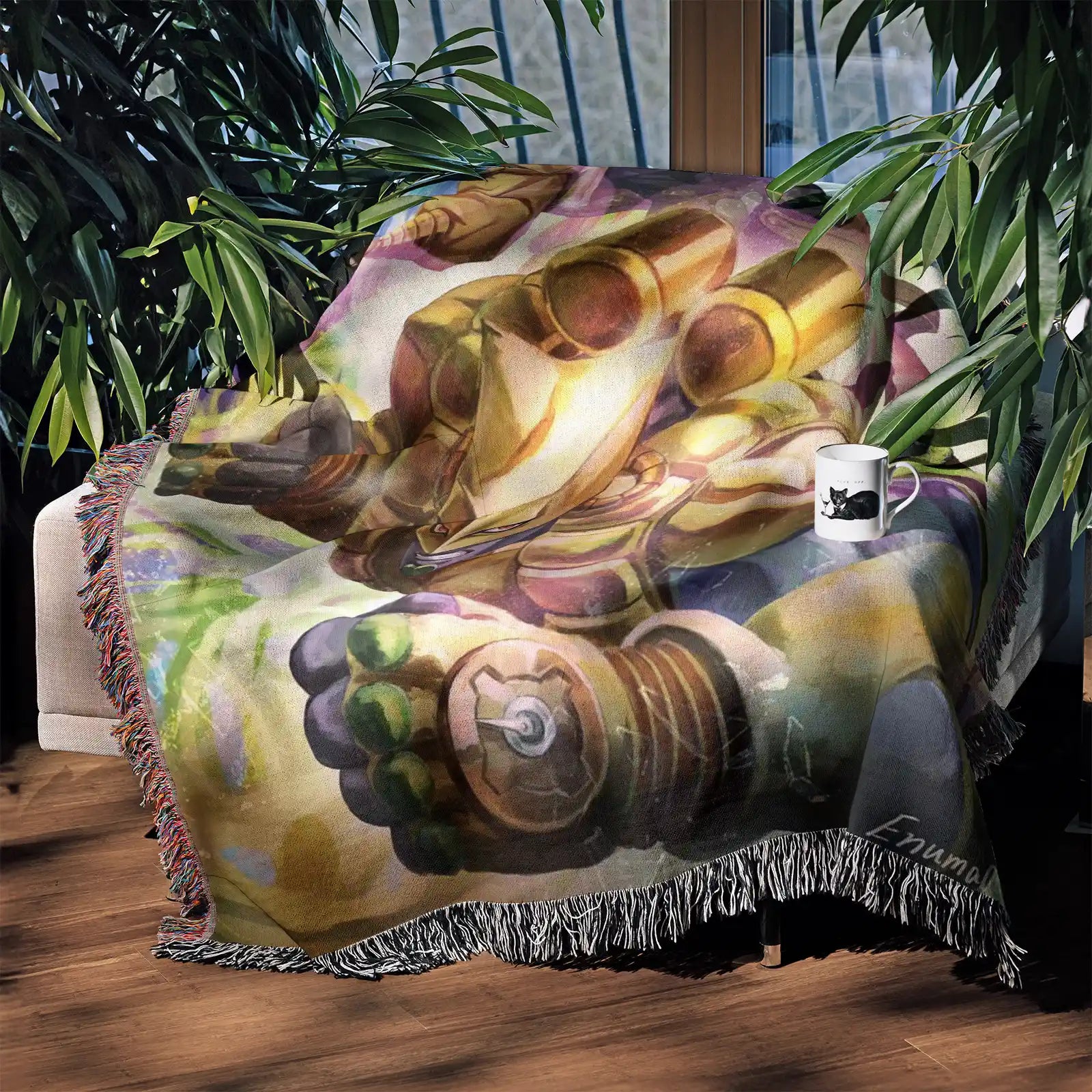 Tapisserie de couverture tissée une pièce – Cadeau de décoration de chambre d'anime de personnalité-Ⅰ