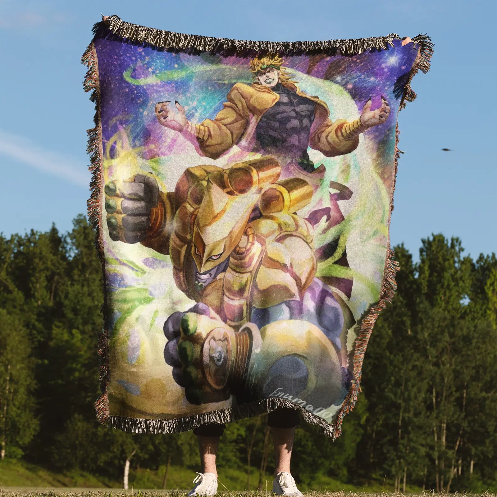 Tapisserie de couverture tissée une pièce – Cadeau de décoration de chambre d'anime de personnalité-Ⅰ