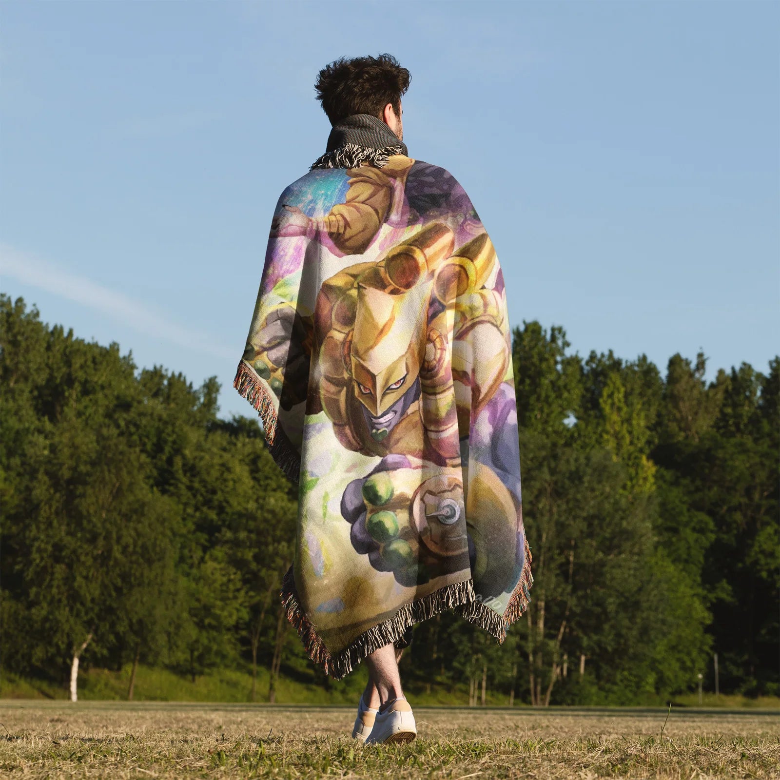 Tapisserie de couverture tissée une pièce – Cadeau de décoration de chambre d'anime de personnalité-Ⅰ