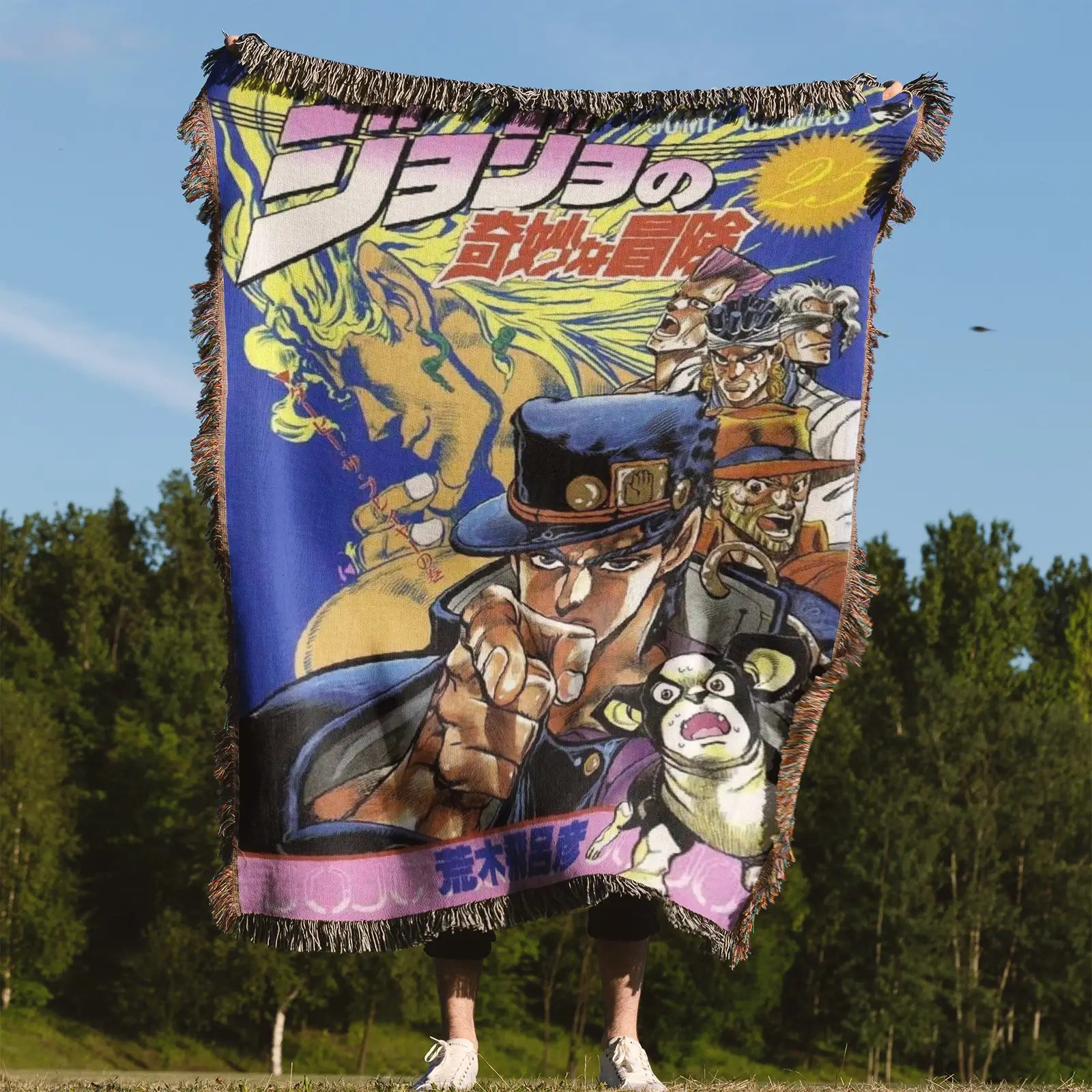 Tapisserie de couverture tissée une pièce – Cadeau de décoration de chambre d'anime de personnalité-Ⅰ