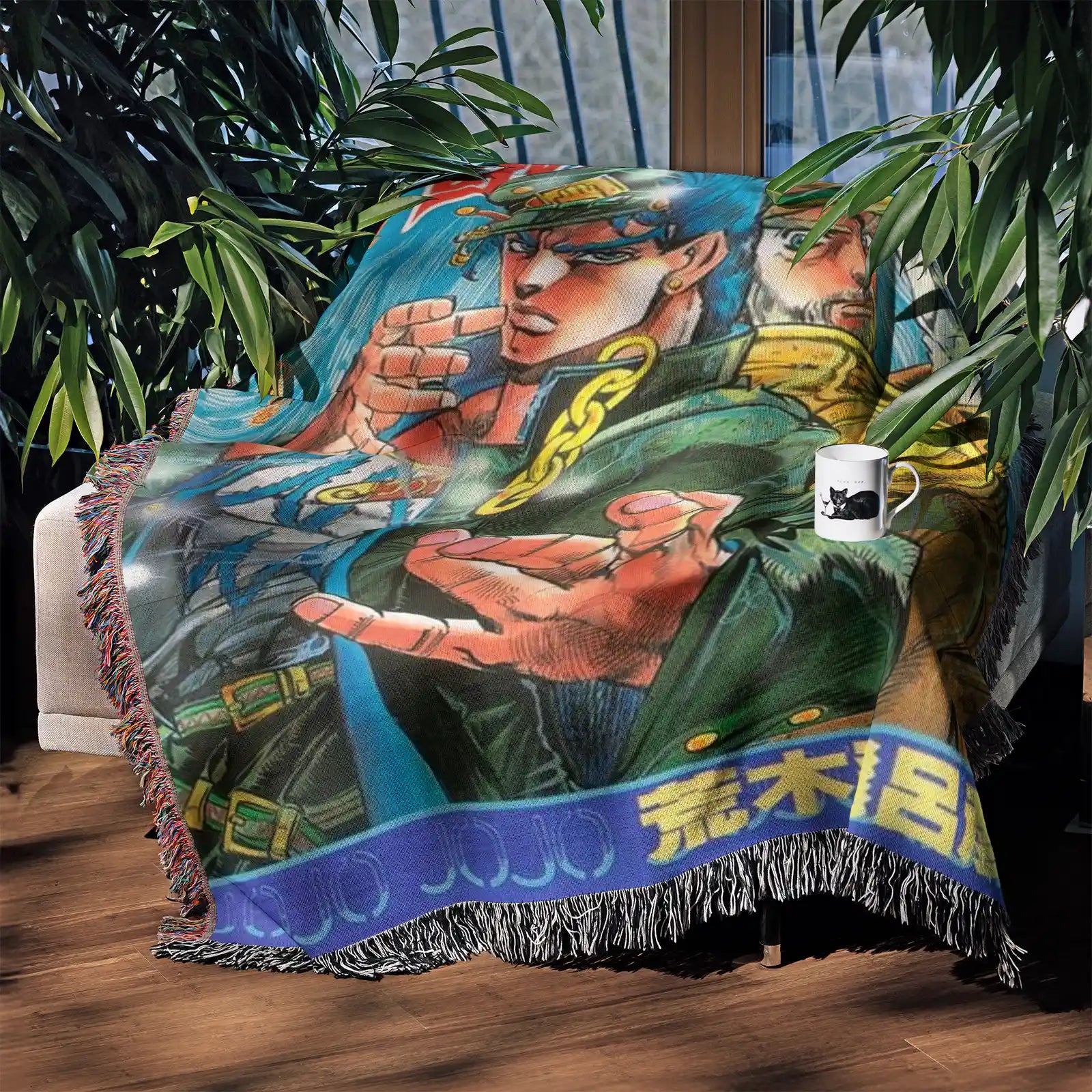 Tapisserie de couverture tissée une pièce – Cadeau de décoration de chambre d'anime de personnalité-Ⅰ