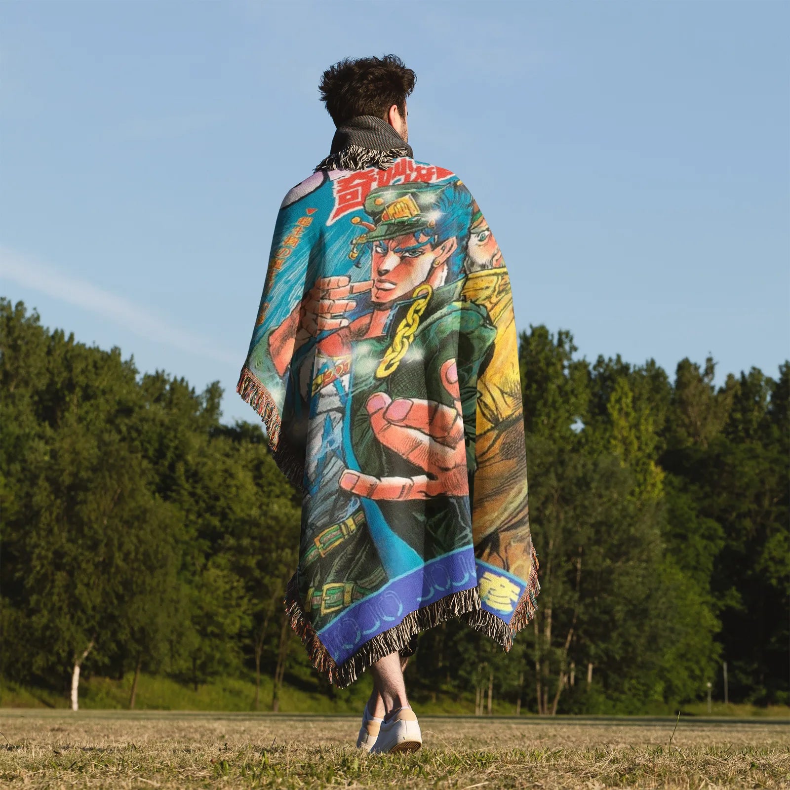 Tapisserie de couverture tissée une pièce – Cadeau de décoration de chambre d'anime de personnalité-Ⅰ