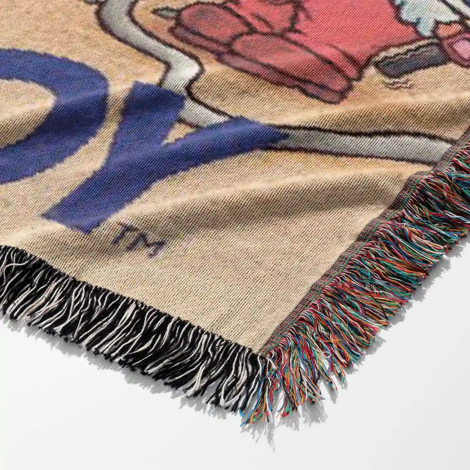 Tapisserie de couverture tissée Mario – Cadeau de décoration de salle de jeu de personnalité-Ⅲ