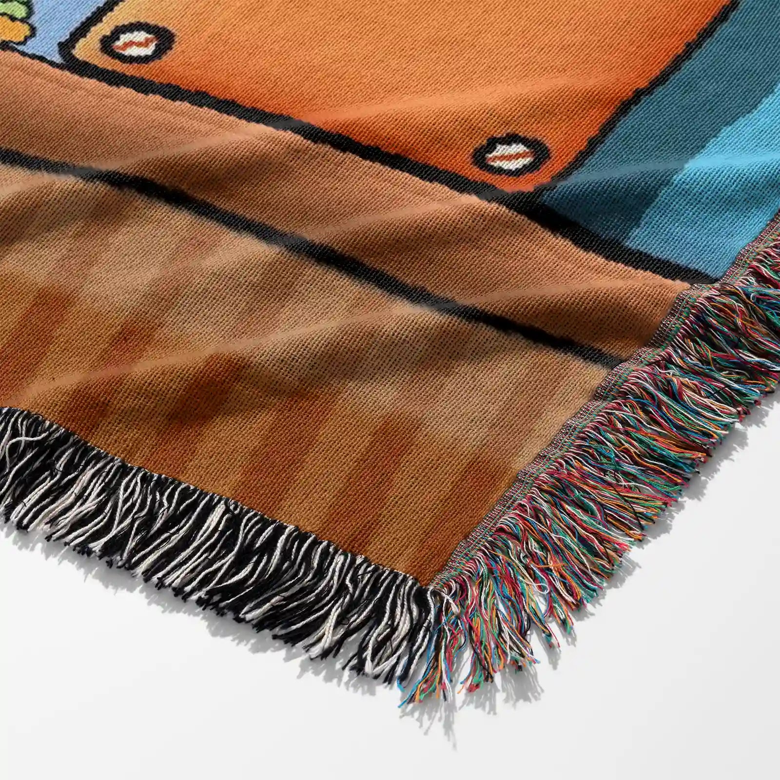 Mario Woven Throw Blanket Tapestry – Personality Gaming Room Decor Gift-Ⅱ