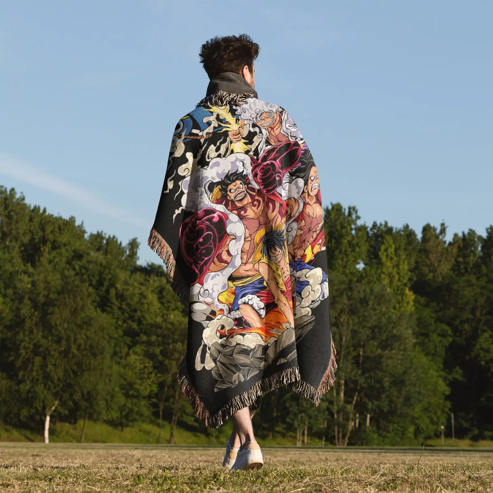 Tapisserie de couverture tissée une pièce – Cadeau de décoration de chambre d'anime de personnalité-Ⅰ