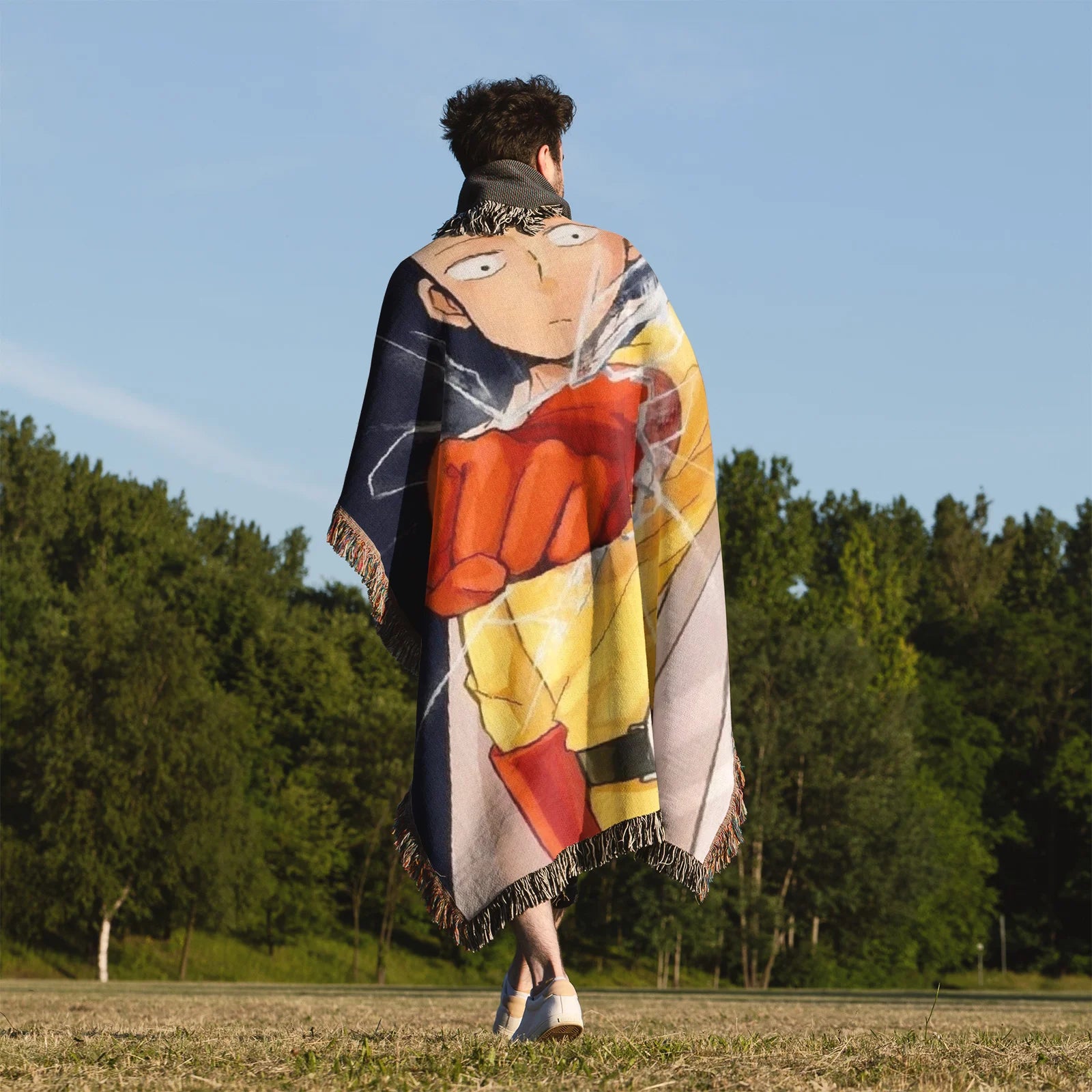 Tapisserie de couverture tissée une pièce – Cadeau de décoration de chambre d'anime de personnalité-Ⅰ