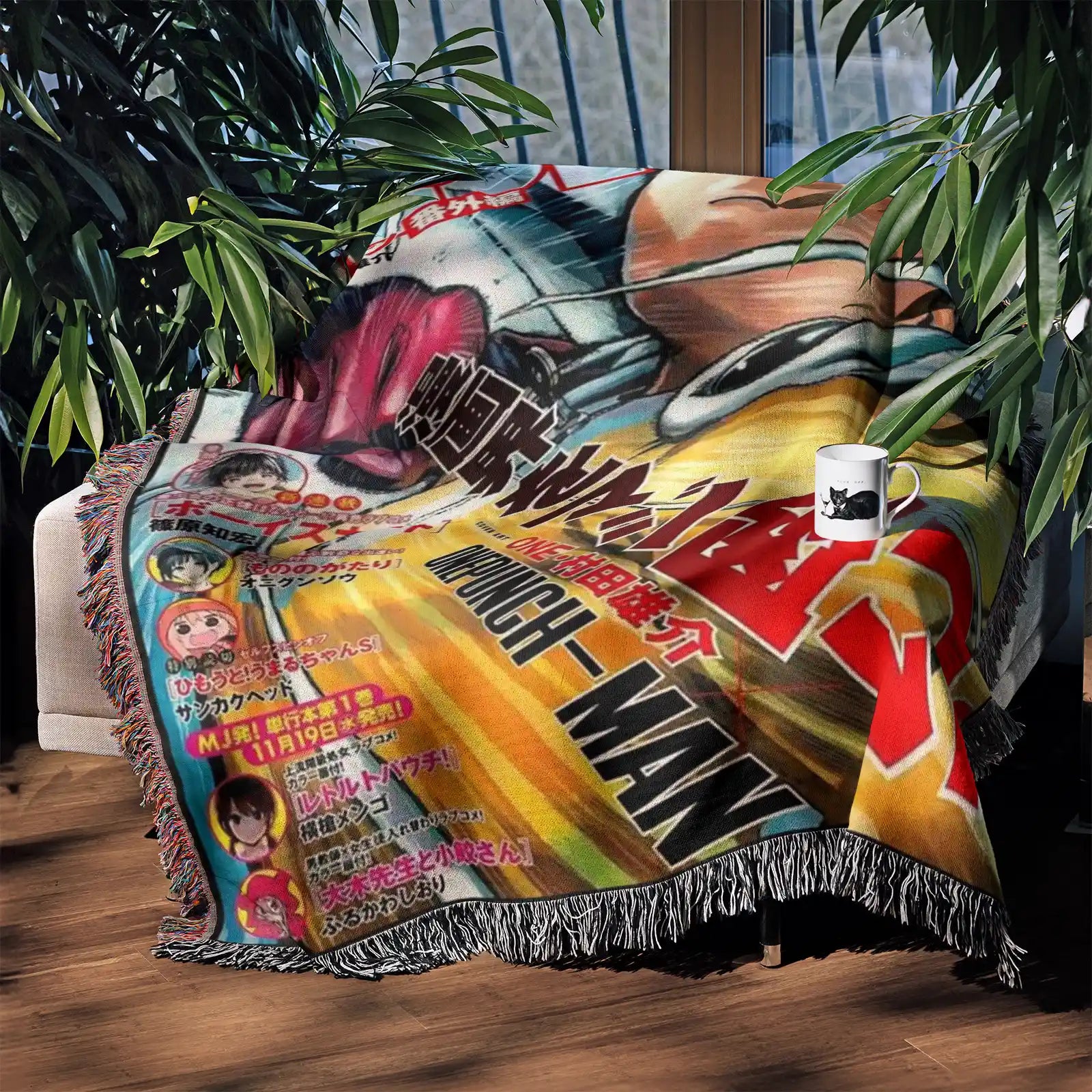 Tapisserie de couverture tissée une pièce – Cadeau de décoration de chambre d'anime de personnalité-Ⅰ