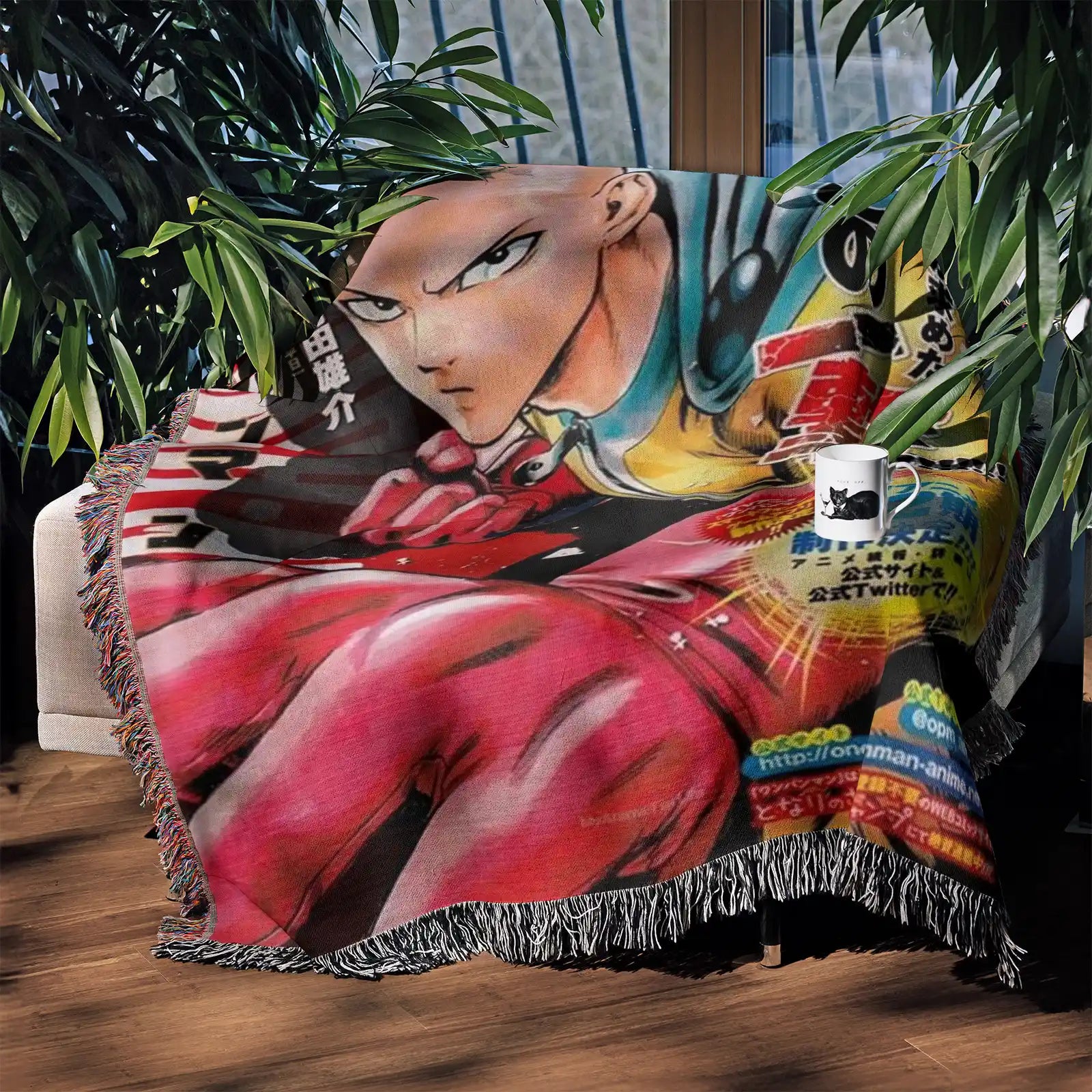 Tapisserie de couverture tissée une pièce – Cadeau de décoration de chambre d'anime de personnalité-Ⅰ