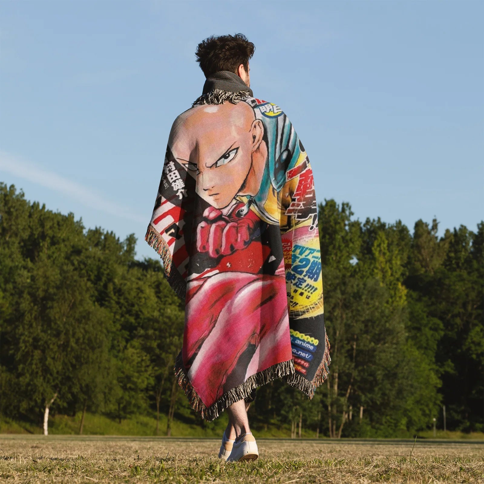 Tapisserie de couverture tissée une pièce – Cadeau de décoration de chambre d'anime de personnalité-Ⅰ