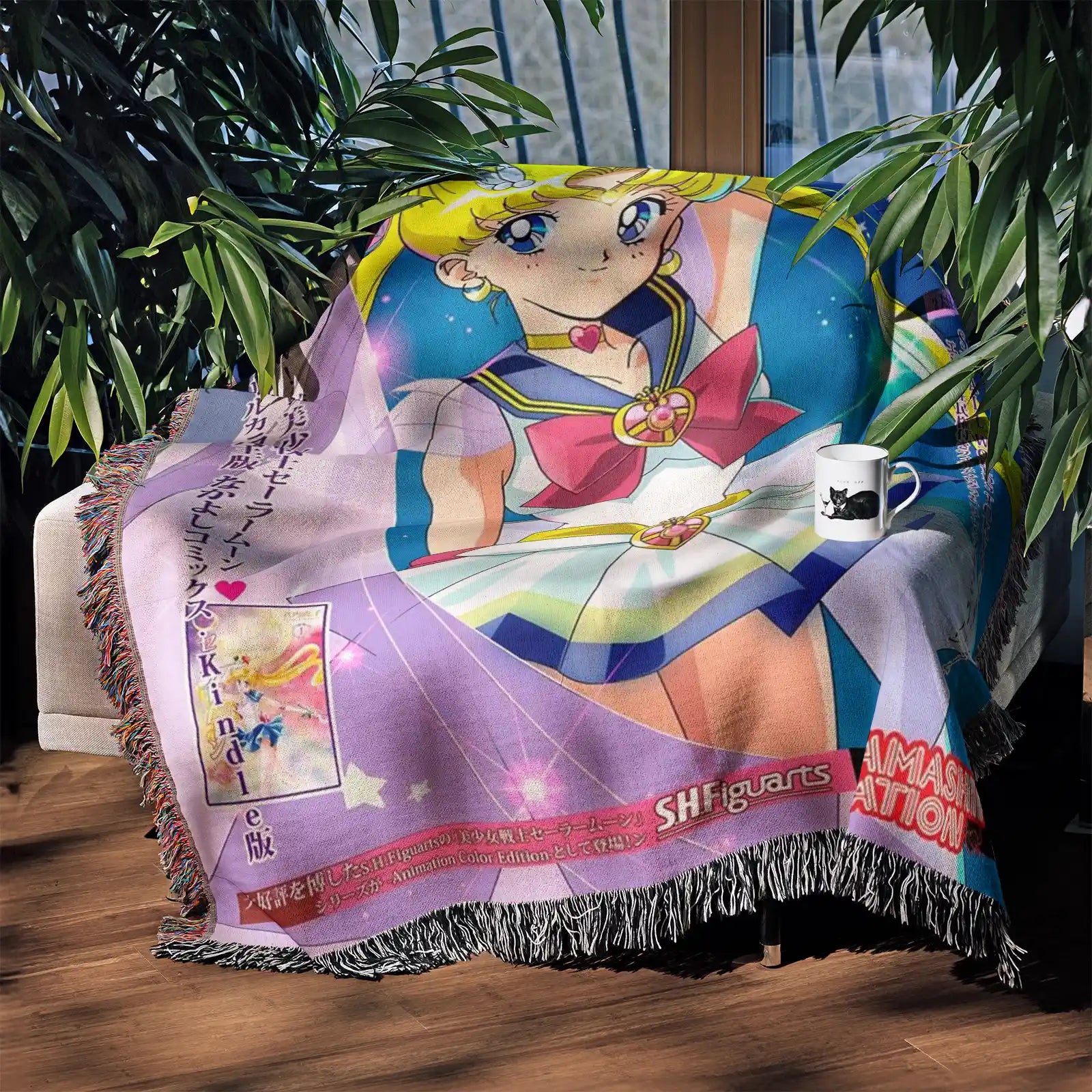 Tapisserie de couverture tissée une pièce – Cadeau de décoration de chambre d'anime de personnalité-Ⅰ