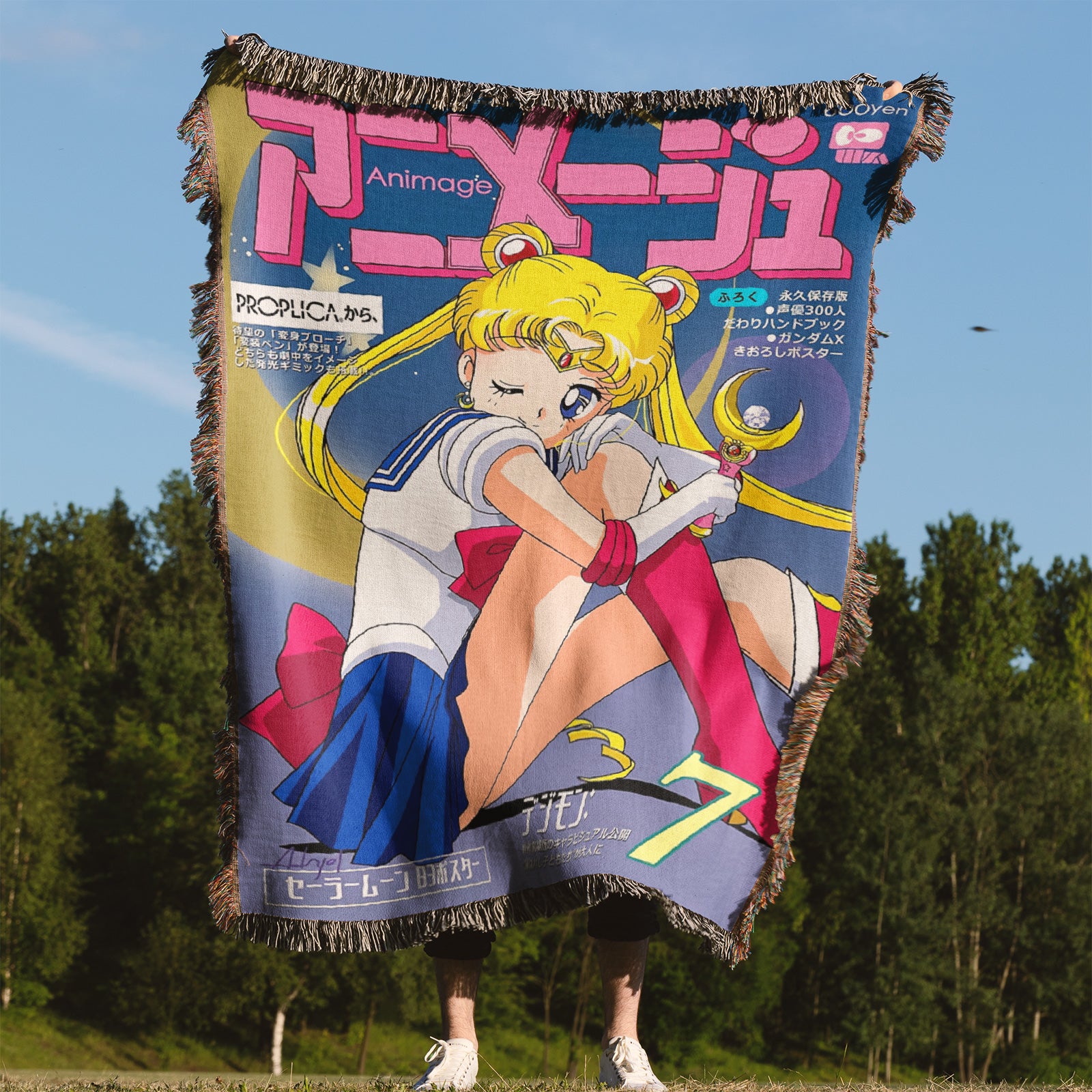 Tapisserie de couverture tissée une pièce – Cadeau de décoration de chambre d'anime de personnalité-Ⅰ